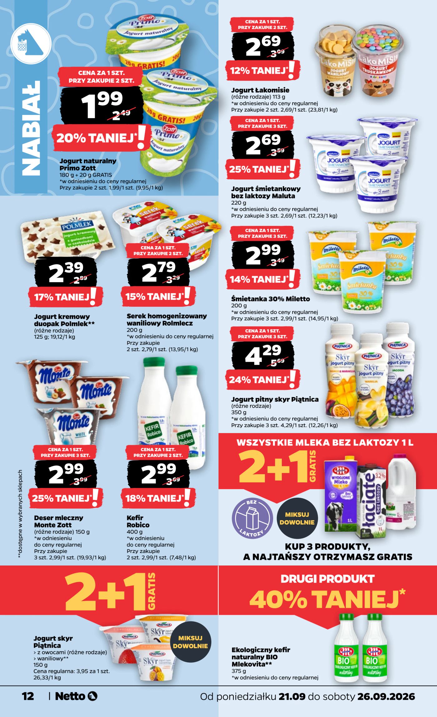 netto - Nowa gazetka Netto - Food ważna od 21.09.2026 do 26.09.2026 - page: 12