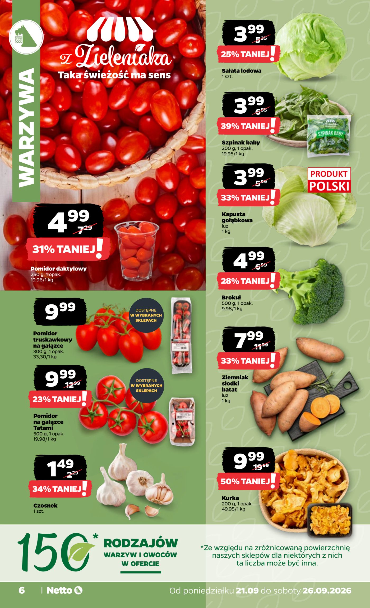 netto - Nowa gazetka Netto - Food ważna od 21.09.2026 do 26.09.2026 - page: 6