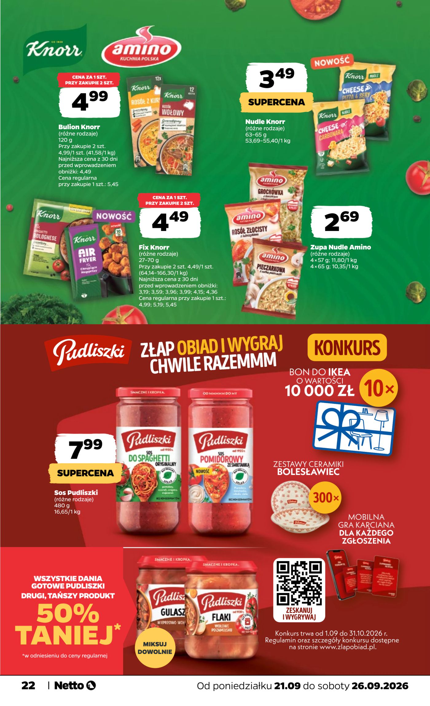 netto - Nowa gazetka Netto - Food ważna od 21.09.2026 do 26.09.2026 - page: 22