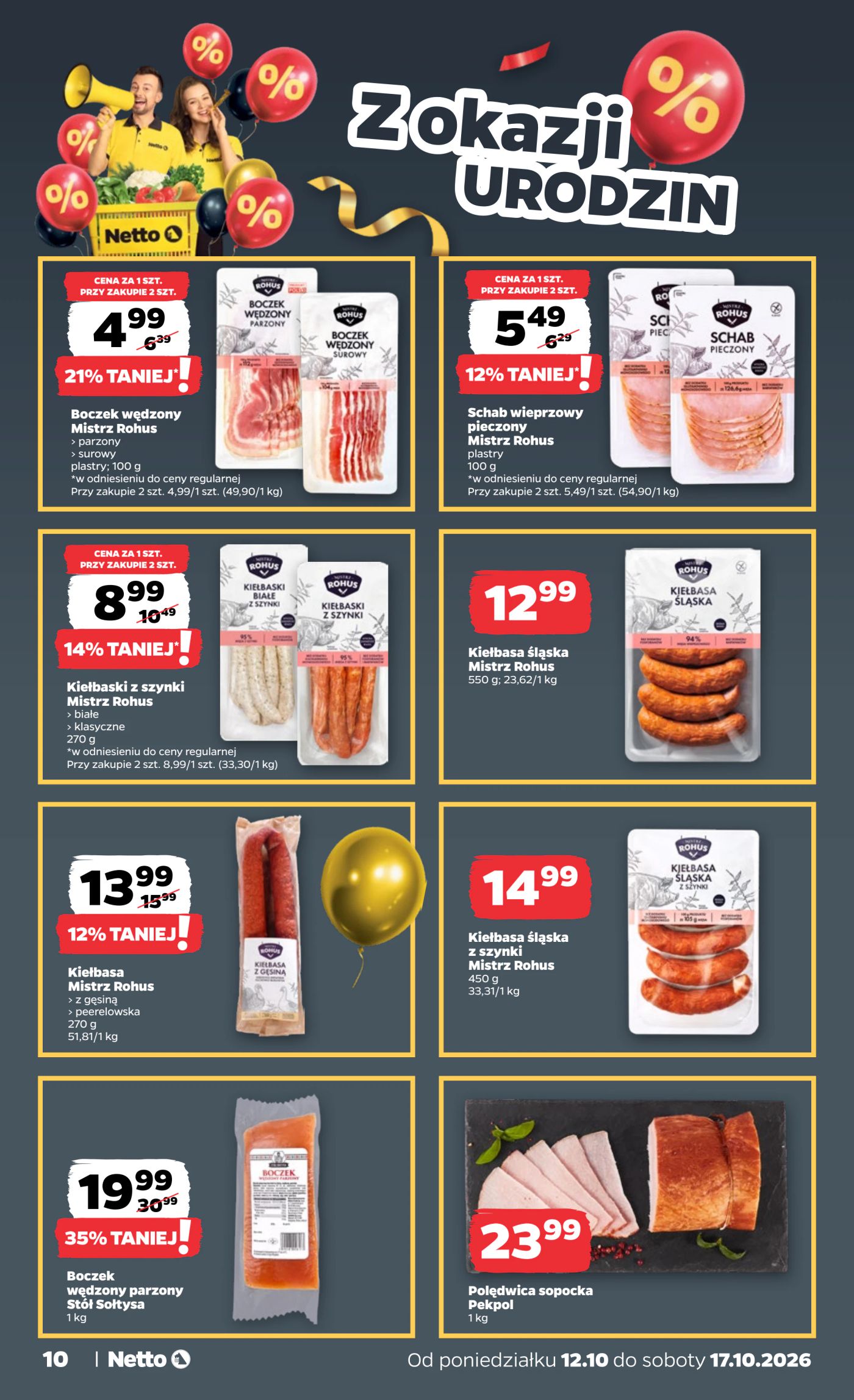 netto - Nowa gazetka Netto - Food ważna od 12.10.2026 do 17.10.2026 - page: 10