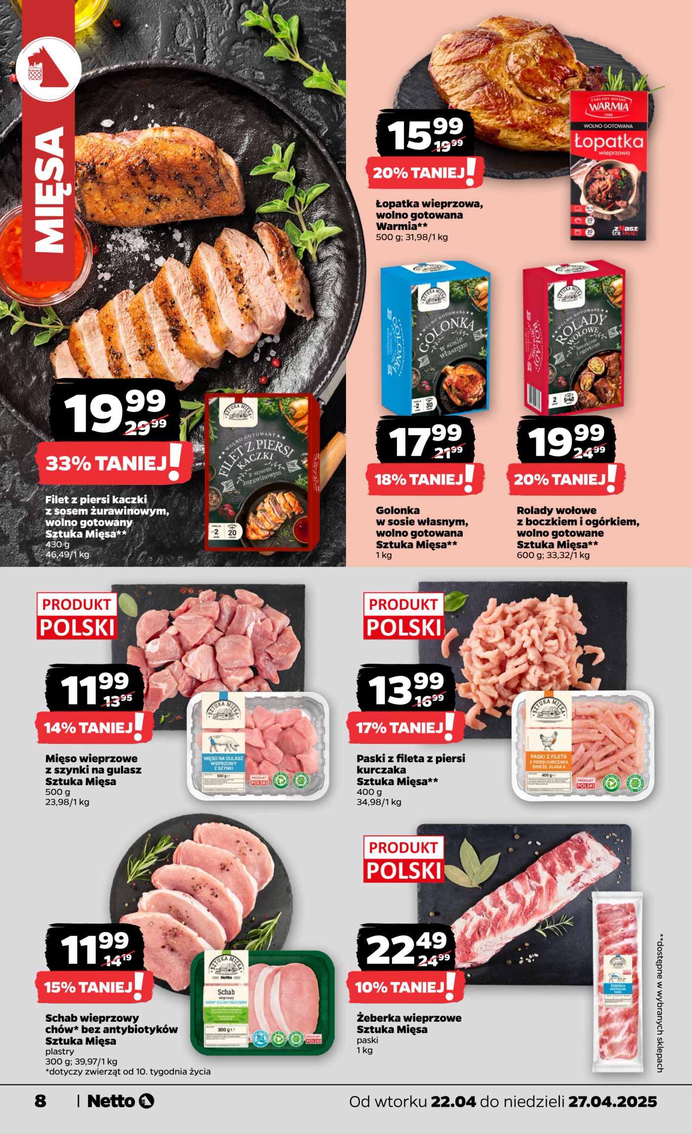 netto - Netto - Food gazetka ważna od 22.04. - 27.04. - page: 8