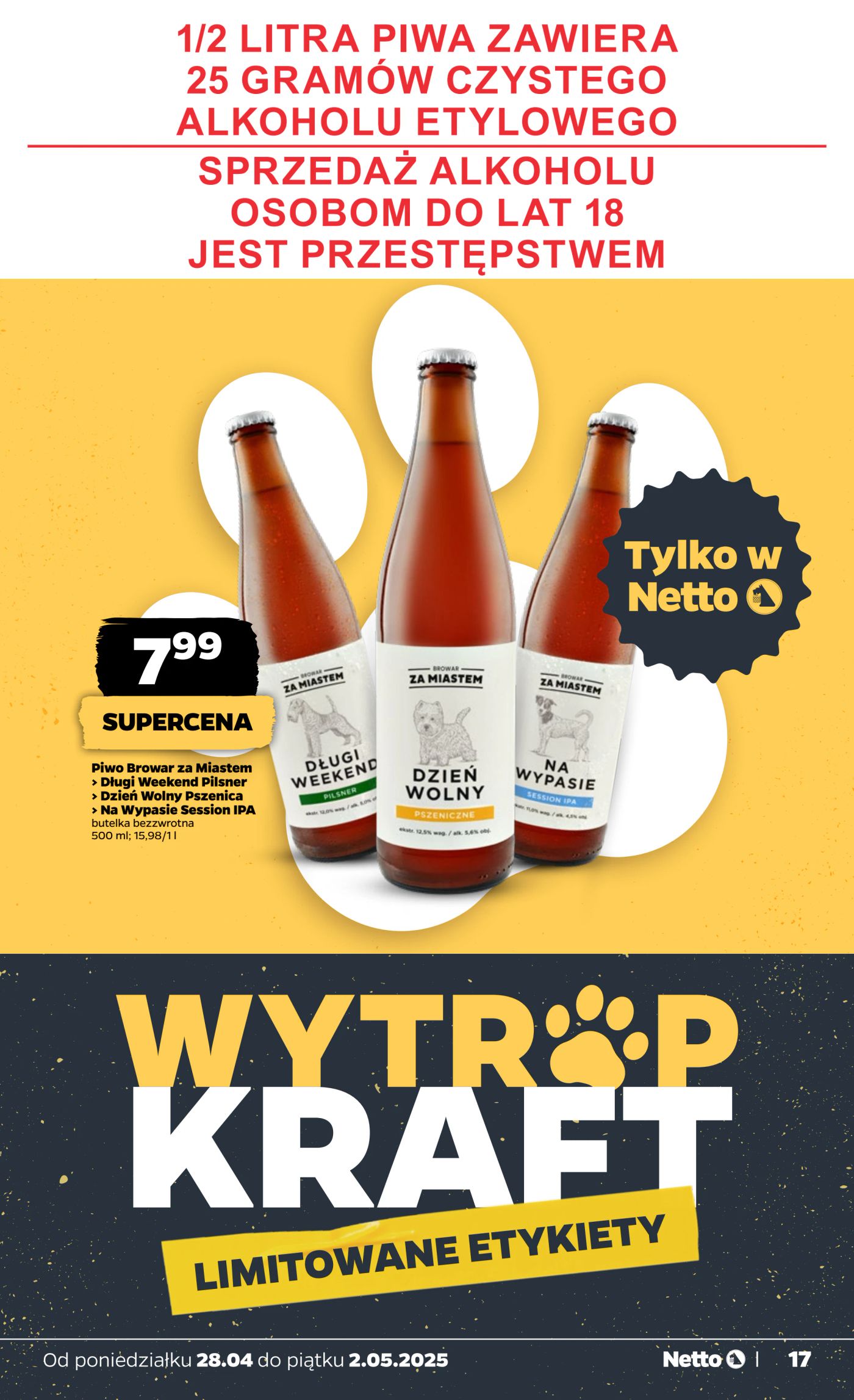 netto - Netto - Netto_Wytrop Kraft gazetka ważna od 28.04. - 02.05.