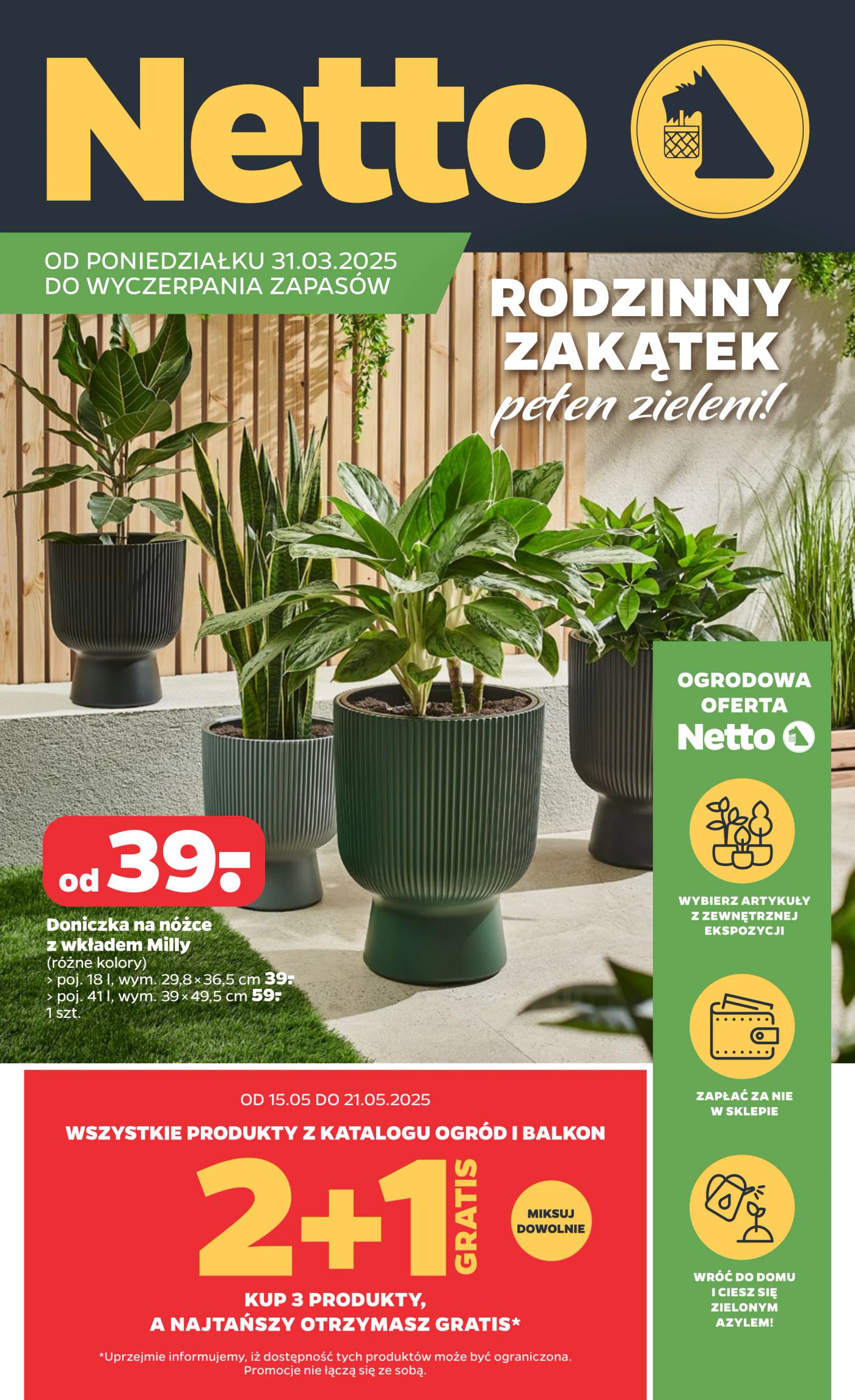 netto - Netto - Katalog ogrod gazetka ważna od 31.03. - 21.05. - page: 1