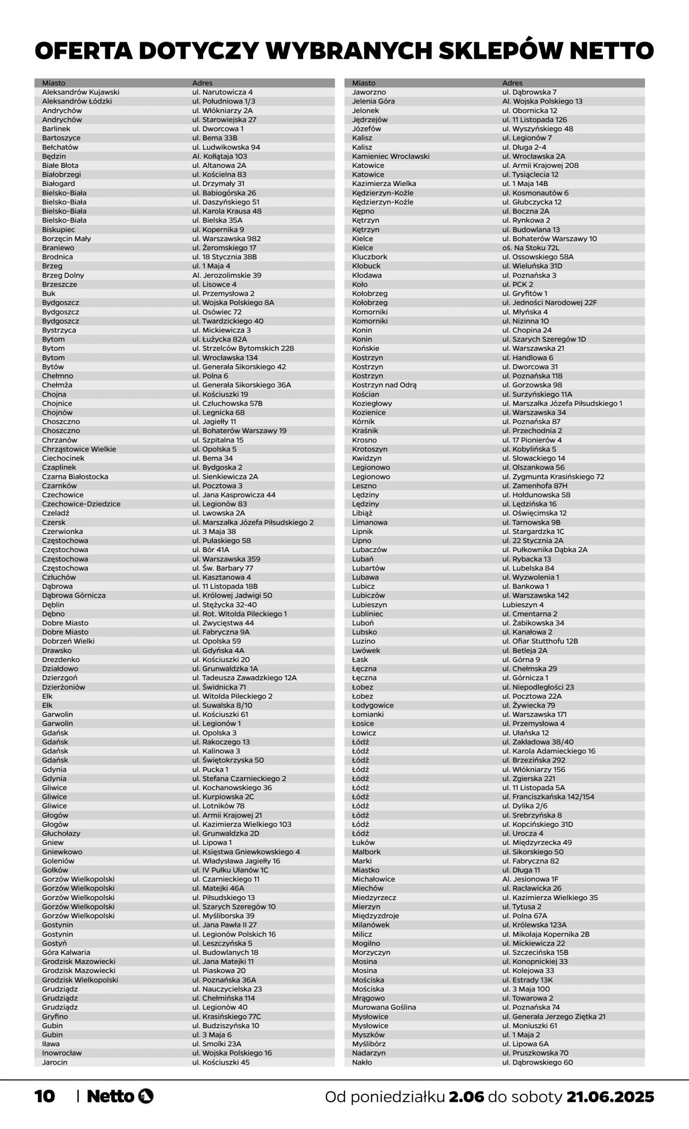 netto - Gazetka Netto - Katalog Ogrod ważna od 02.06. - 21.06. - page: 10
