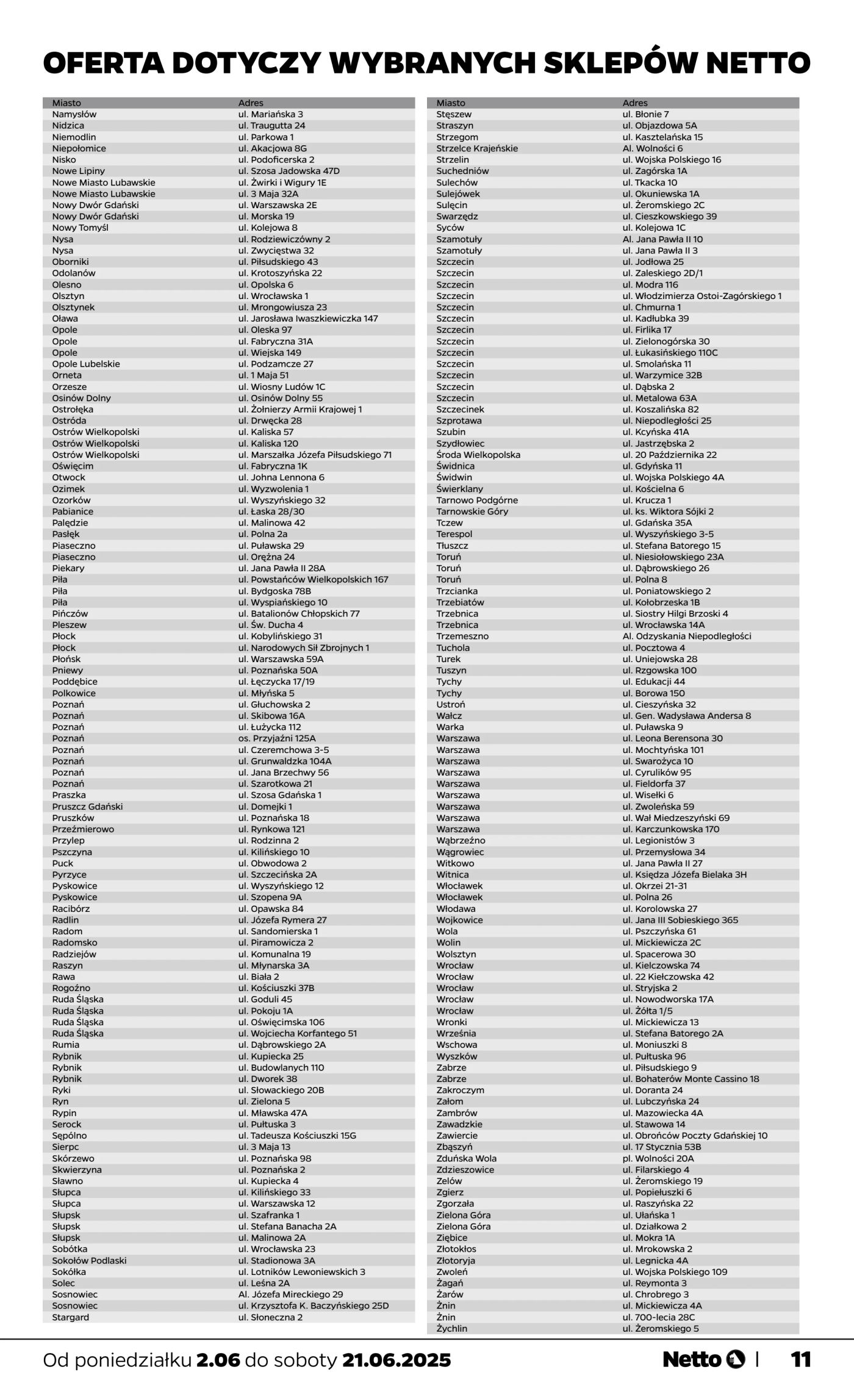 netto - Gazetka Netto - Katalog Ogrod ważna od 02.06. - 21.06. - page: 11