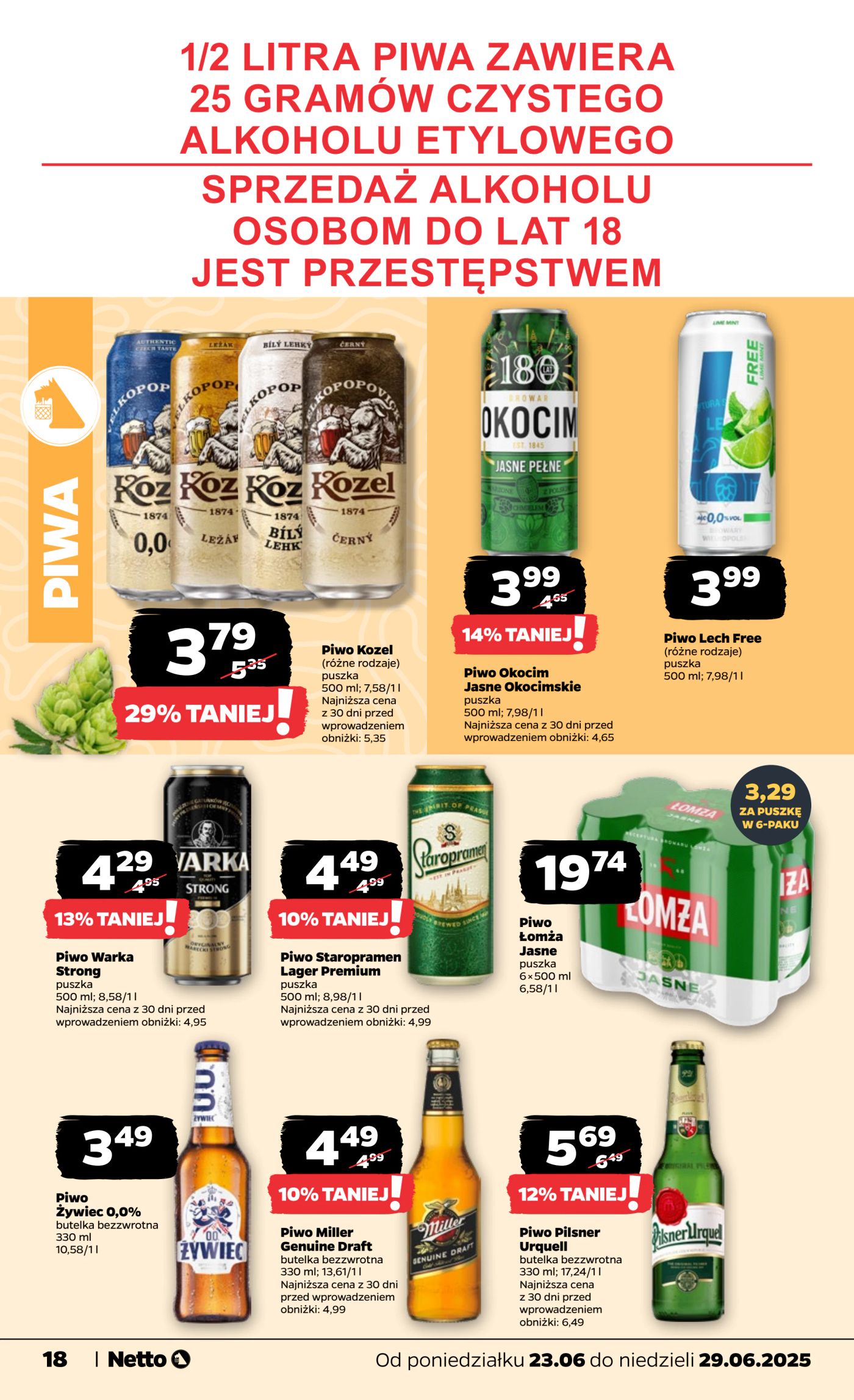 netto - Gazetka Netto ważna od 23.06. - 29.06. - page: 18