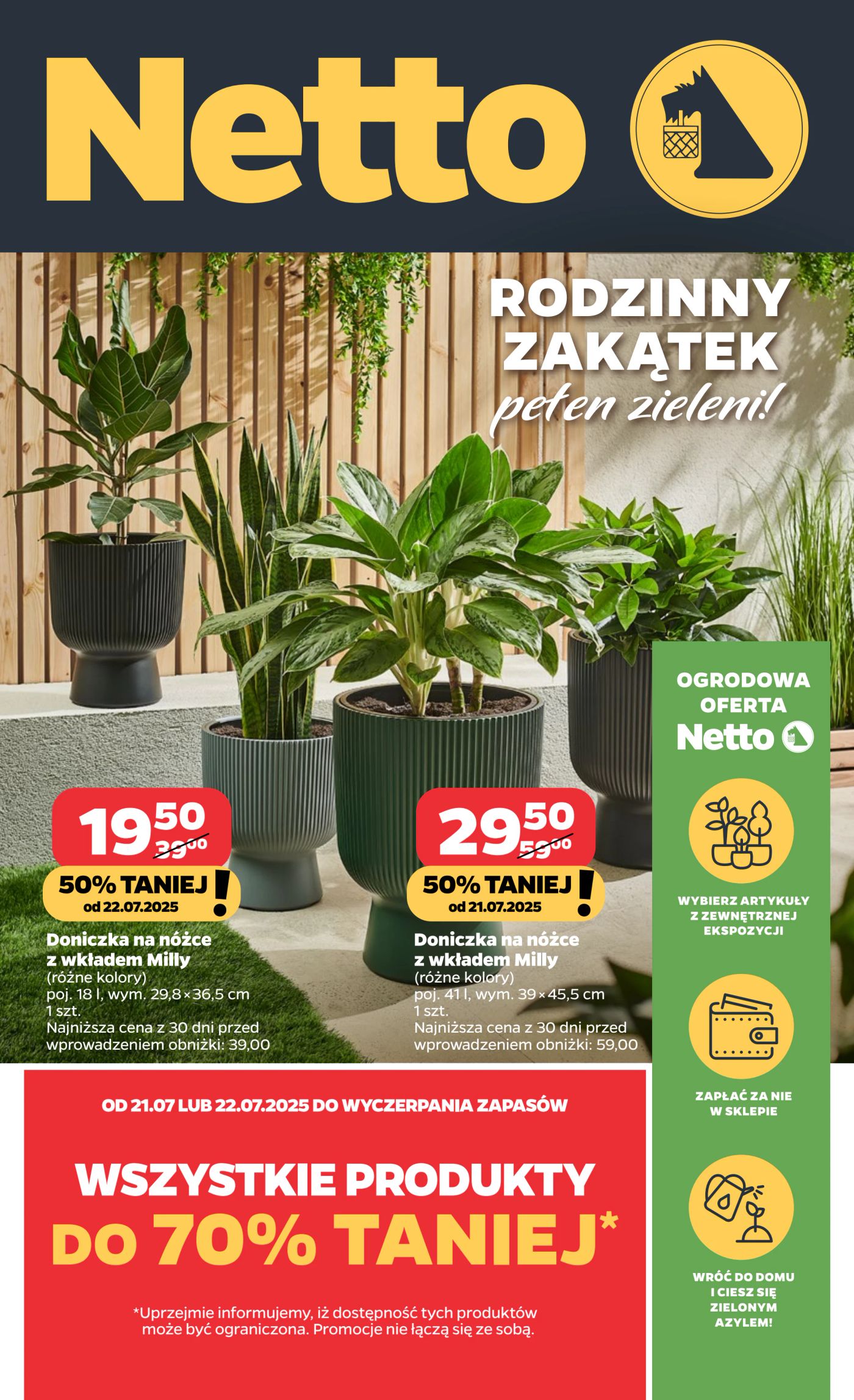 netto - Gazetka Netto - Katalog ogrod ważna od 21.07. - 31.07.