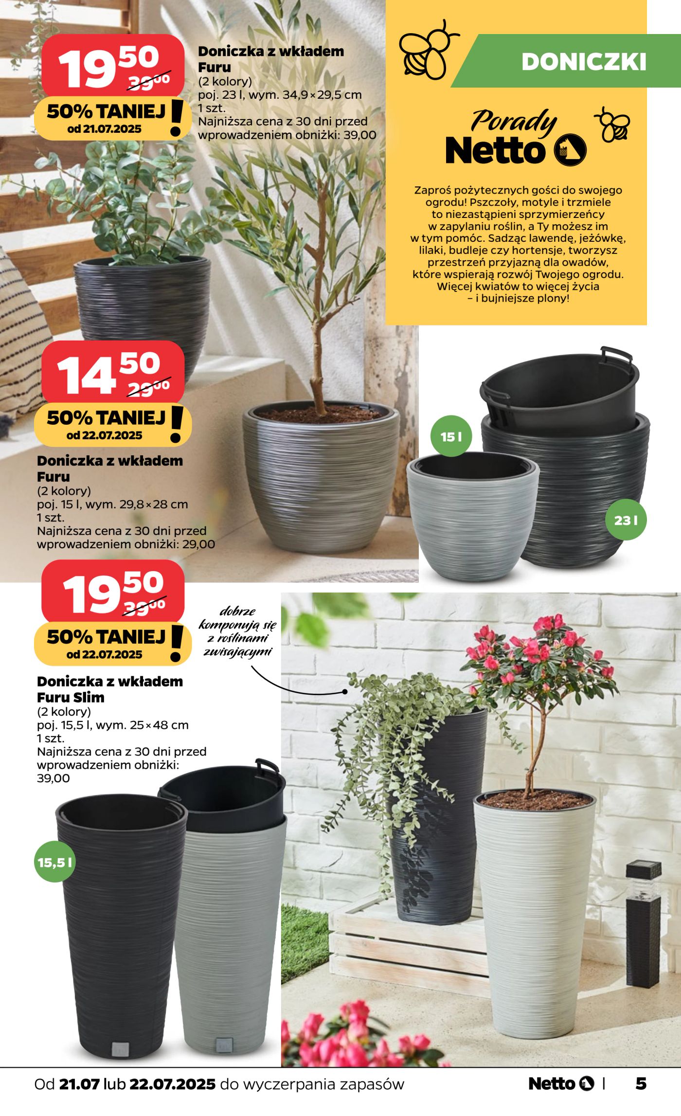 netto - Gazetka Netto - Katalog ogrod ważna od 21.07. - 31.07. - page: 5