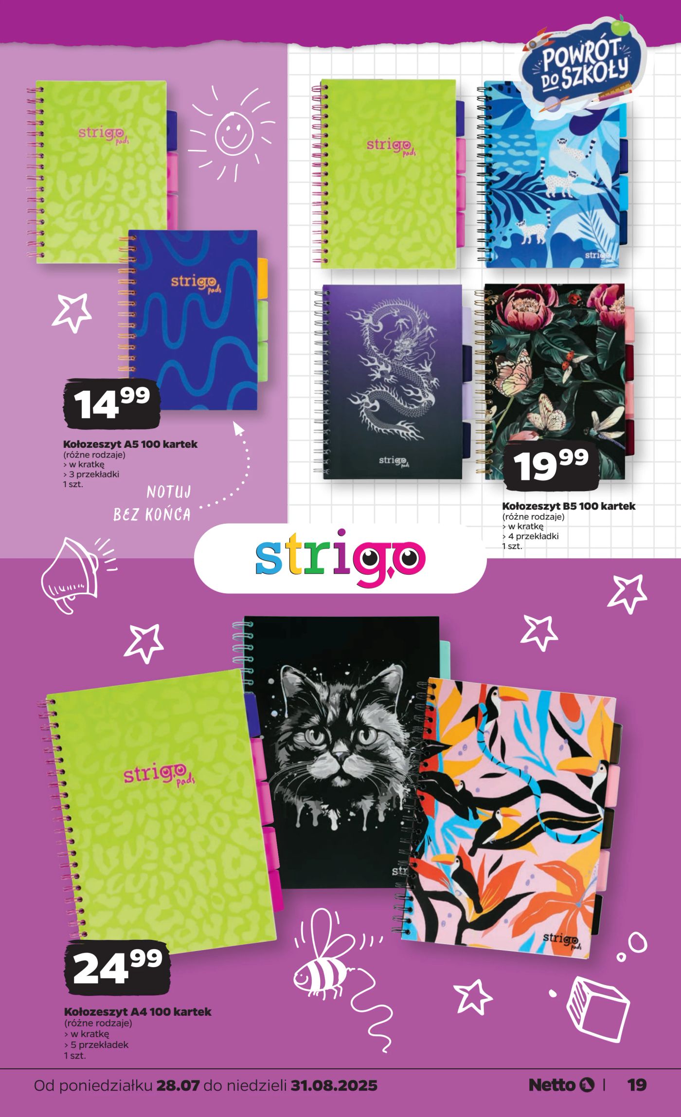 netto - Gazetka Netto - Katalog BTS ważna od 28.07. - 31.08. - page: 19