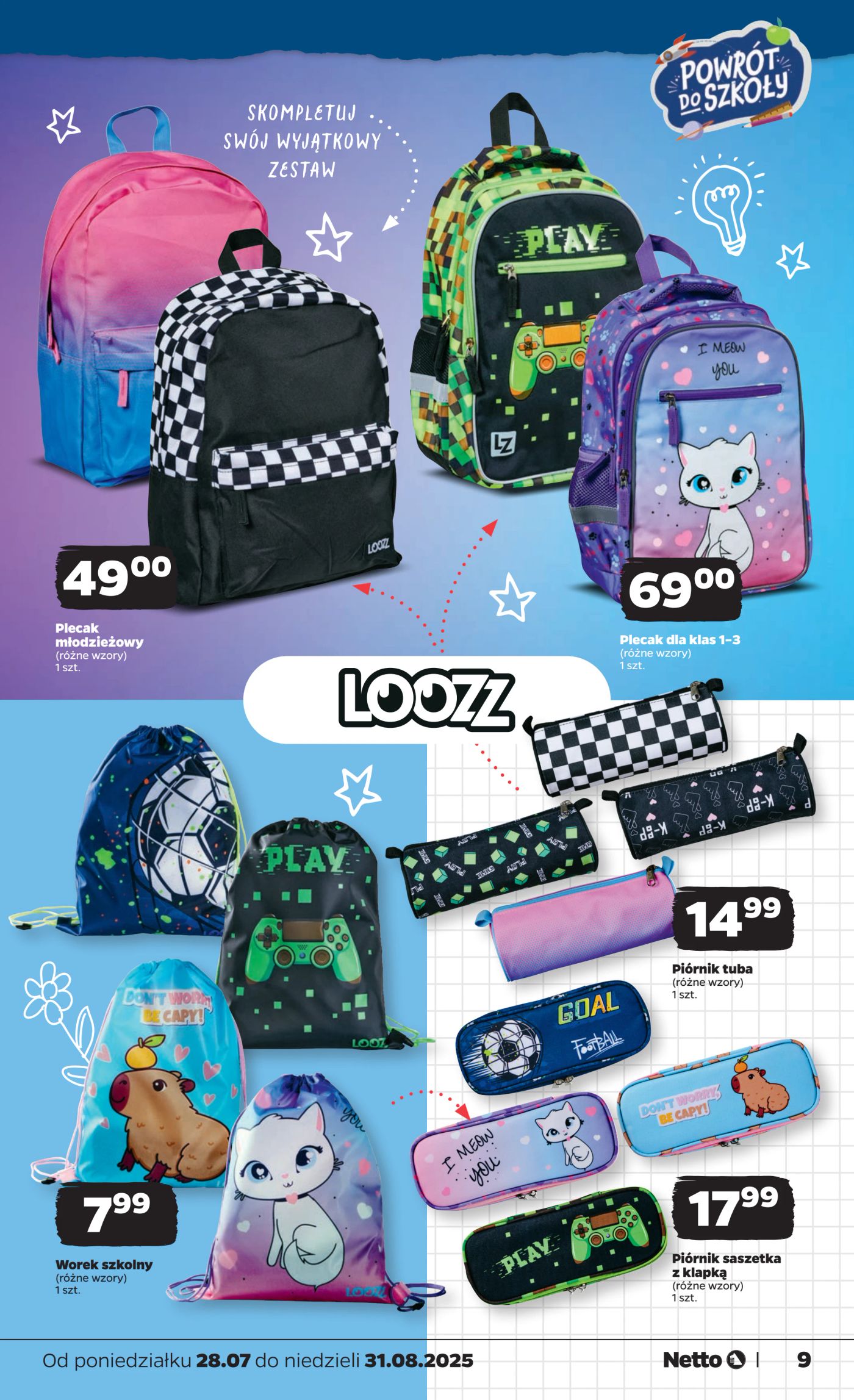 netto - Gazetka Netto - Katalog BTS ważna od 28.07. - 31.08. - page: 9
