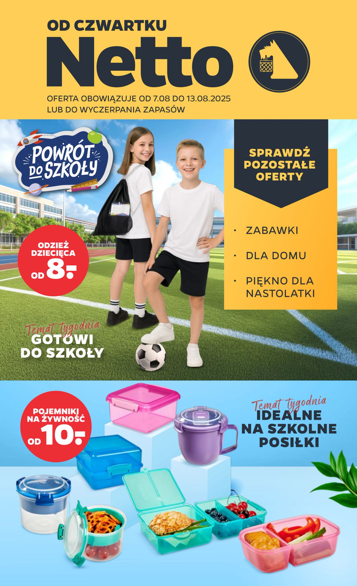 netto - Gazetka Netto - Non Food - ważna od 07.08. do 13.08.