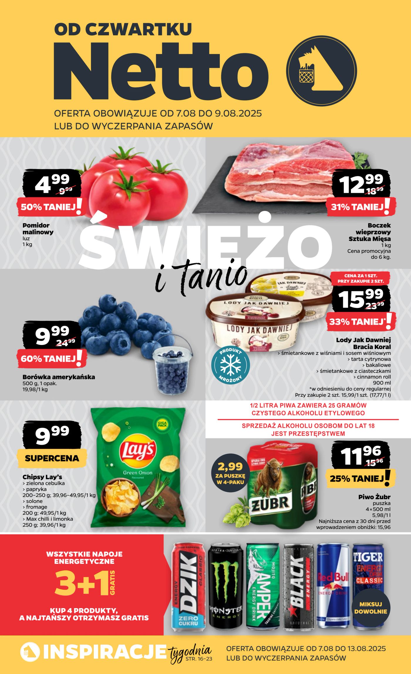 netto - Gazetka Netto - Food - ważna od 07.08. do 09.08.