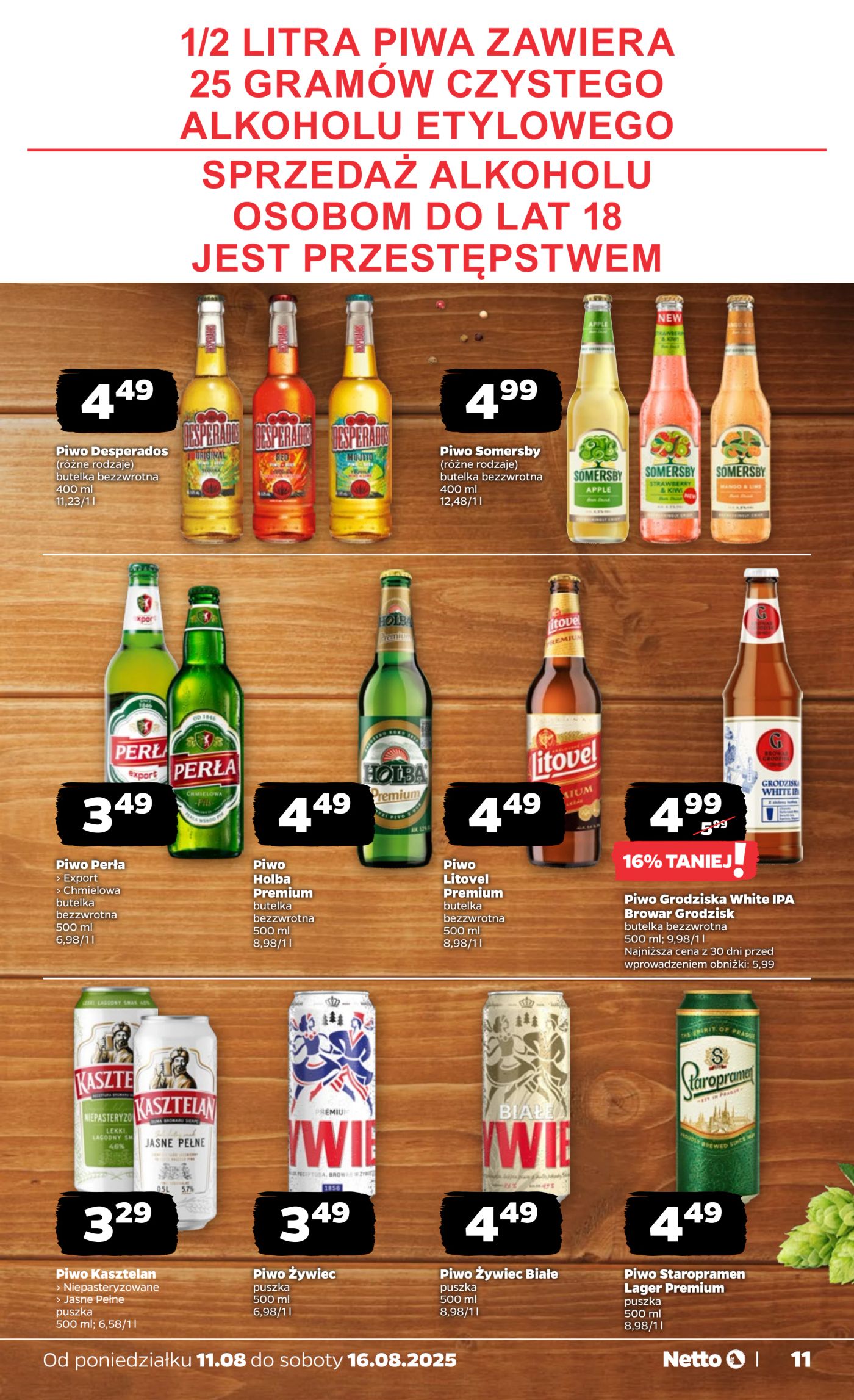 netto - Gazetka Netto - Food - ważna od 11.08. do 16.08. - page: 11