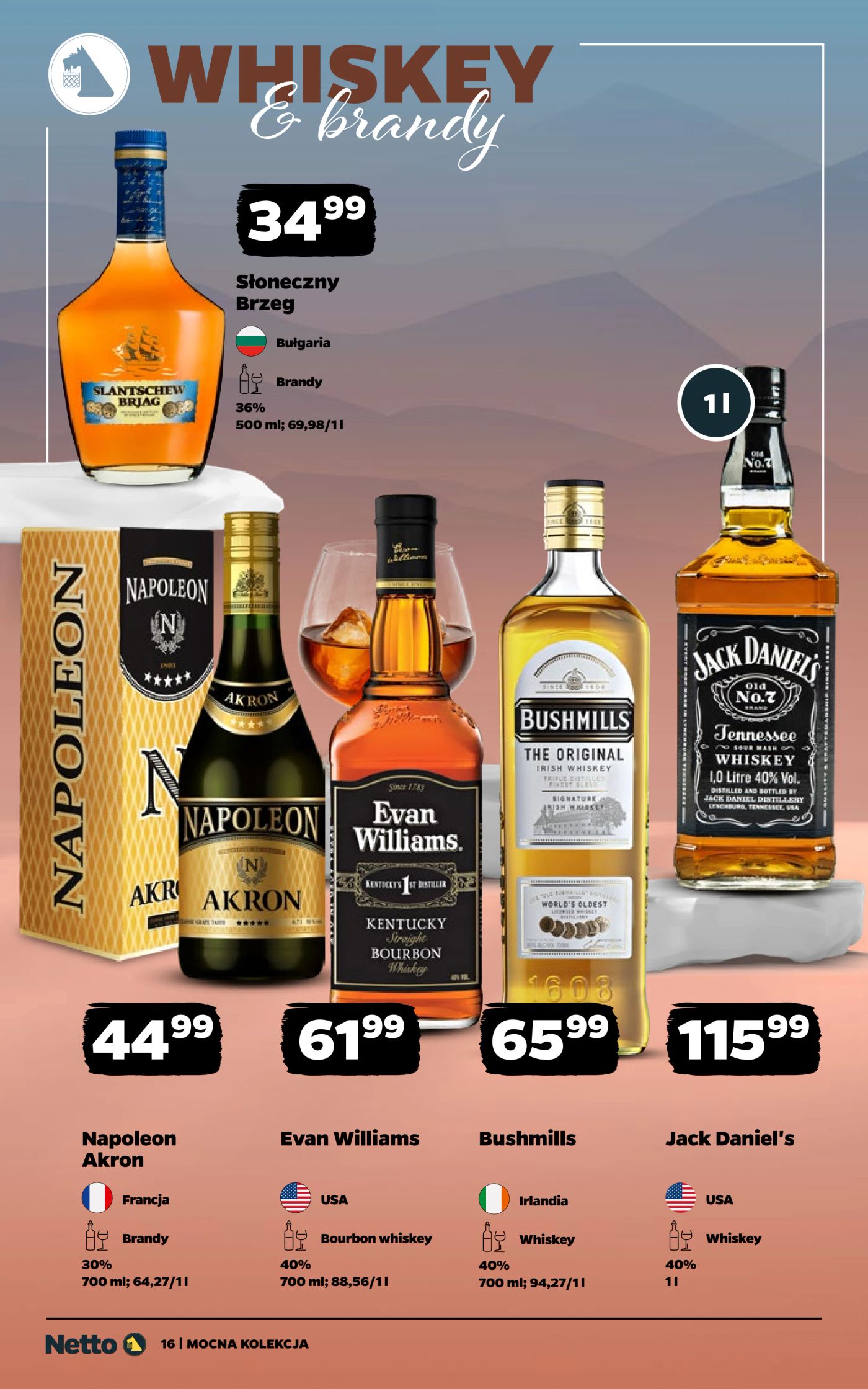 netto - Gazetka Netto - Alkohole mocne - ważna od 19.01. do 31.01. - page: 16