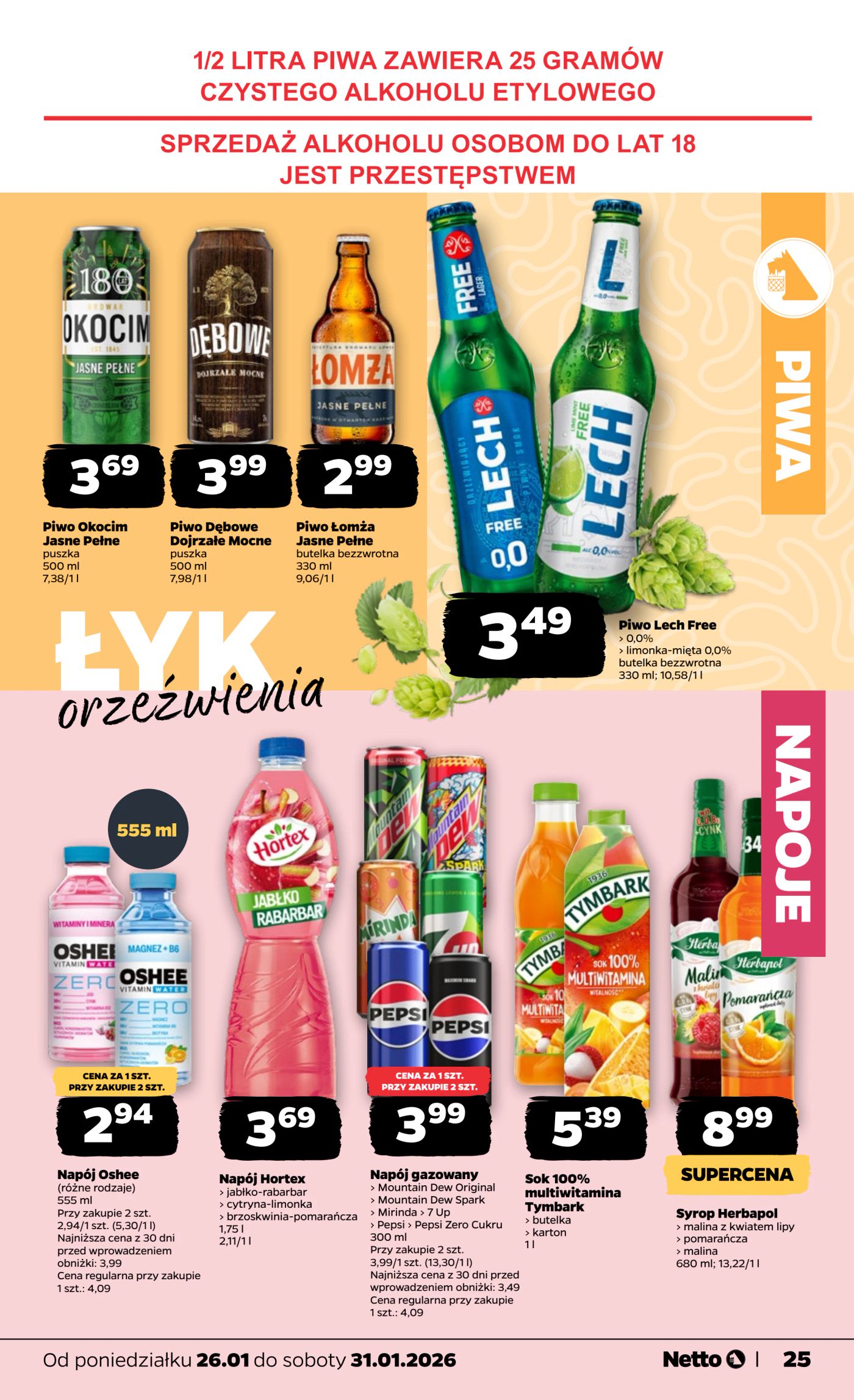 netto - Gazetka Netto - Food - ważna od 26.01. do 31.01. - page: 25