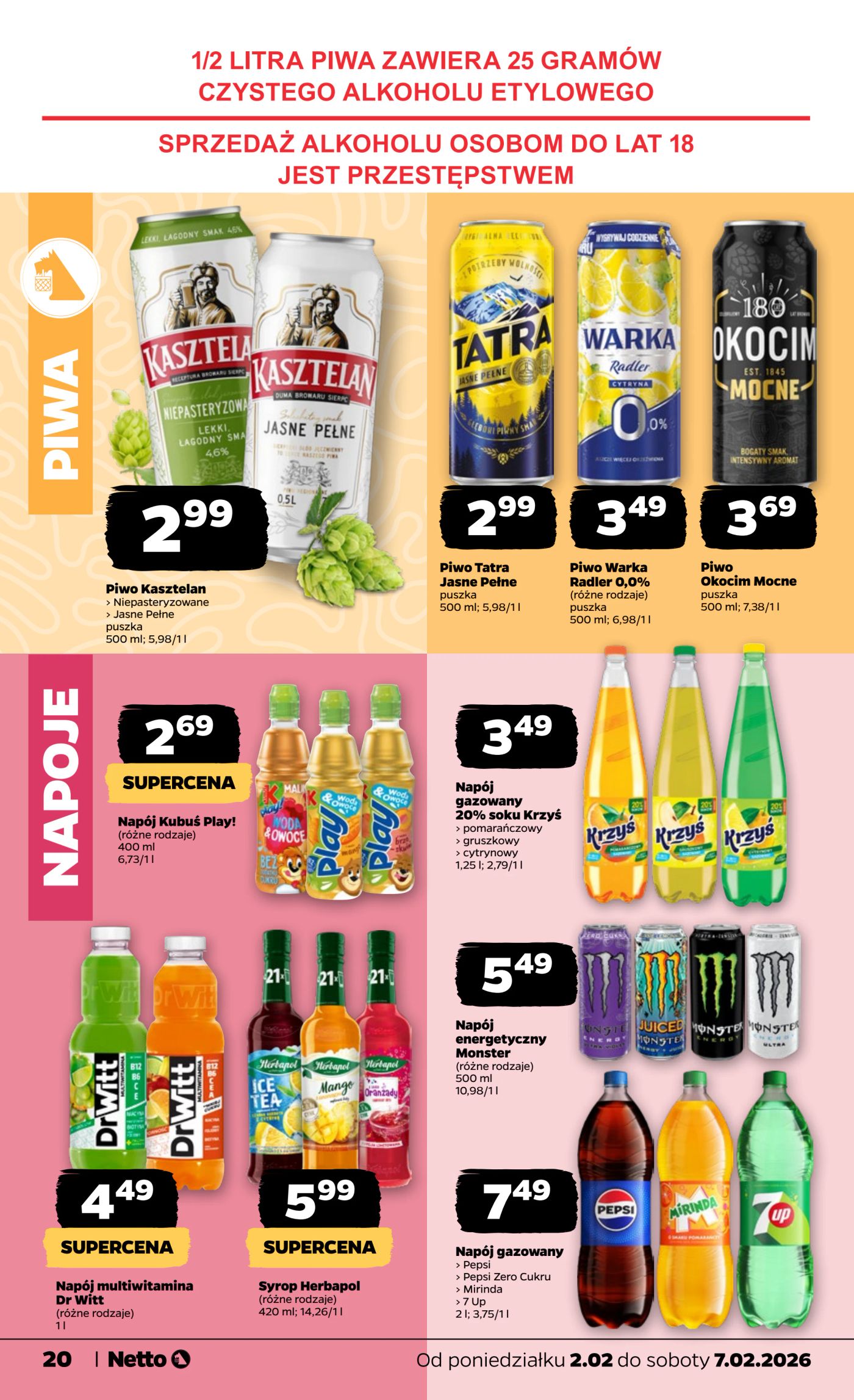 netto - Gazetka Netto - Food - ważna od 02.02.2026 do 07.02.2026 - page: 20