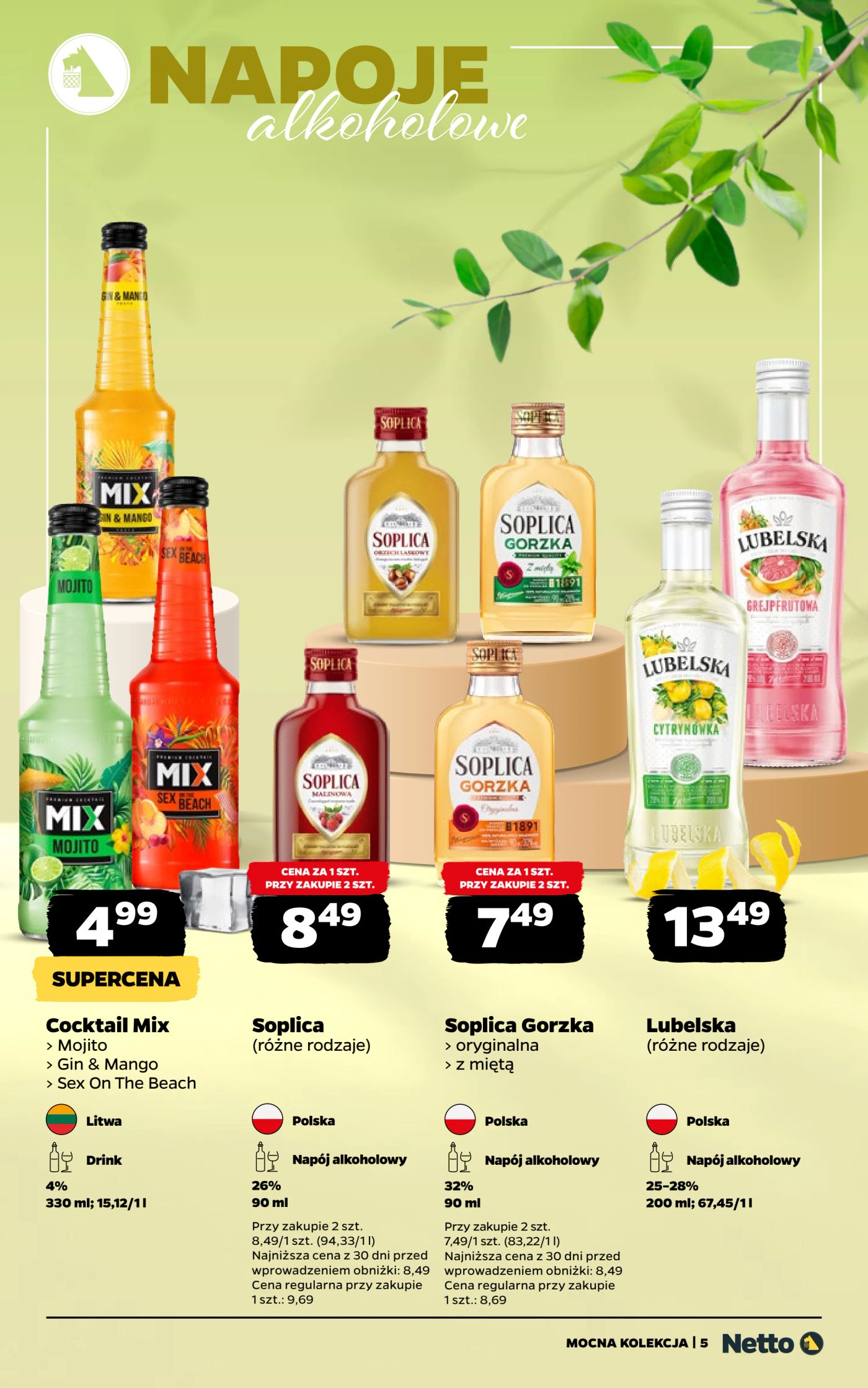 netto - Aktualna gazetka Netto - Mocne alkohole ważna od 13.04.2026 do 26.04.2026 - page: 5
