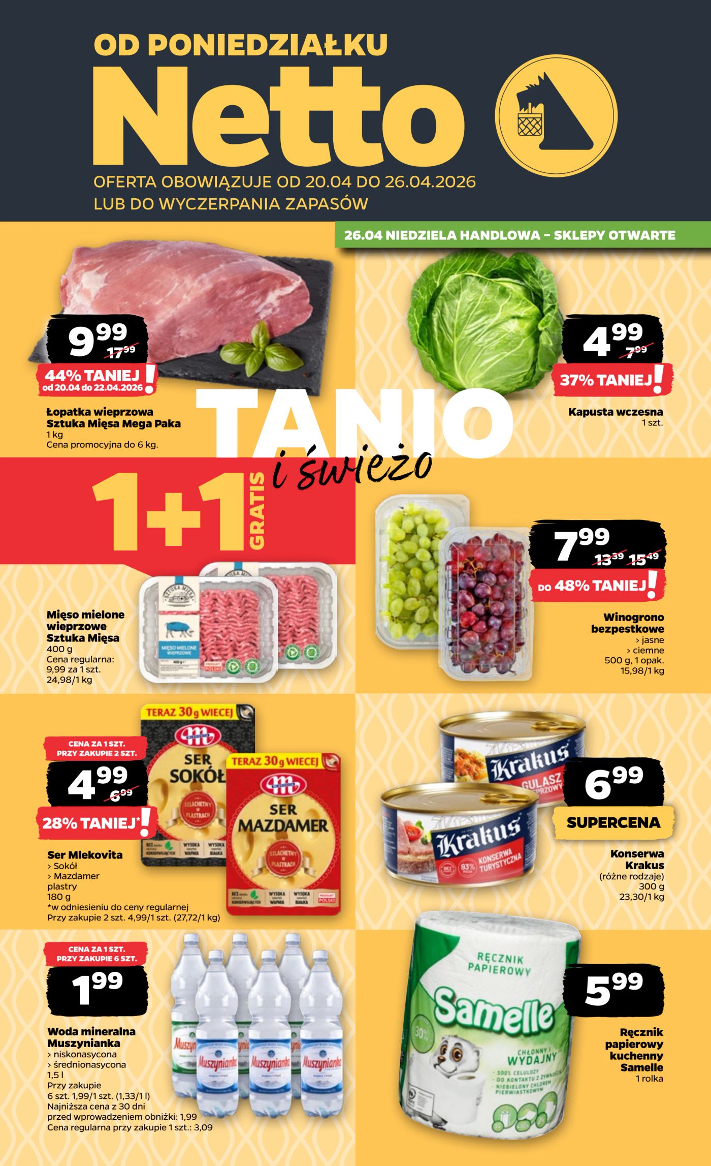 netto - Nowa gazetka Netto ważna od 20.04.2026 do 26.04.2026