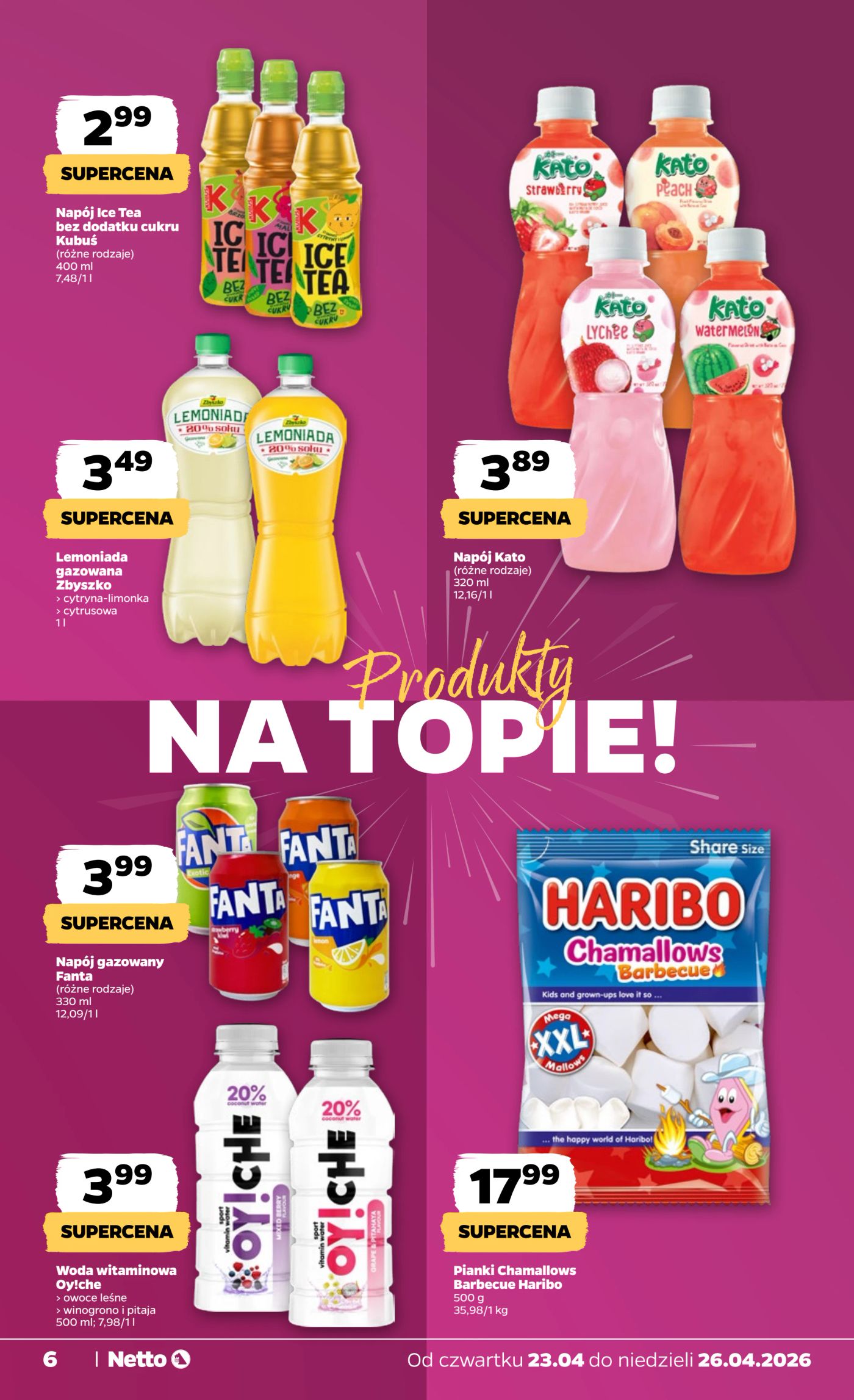 netto - Nowa gazetka Netto - Food ważna od 23.04.2026 do 26.04.2026 - page: 6