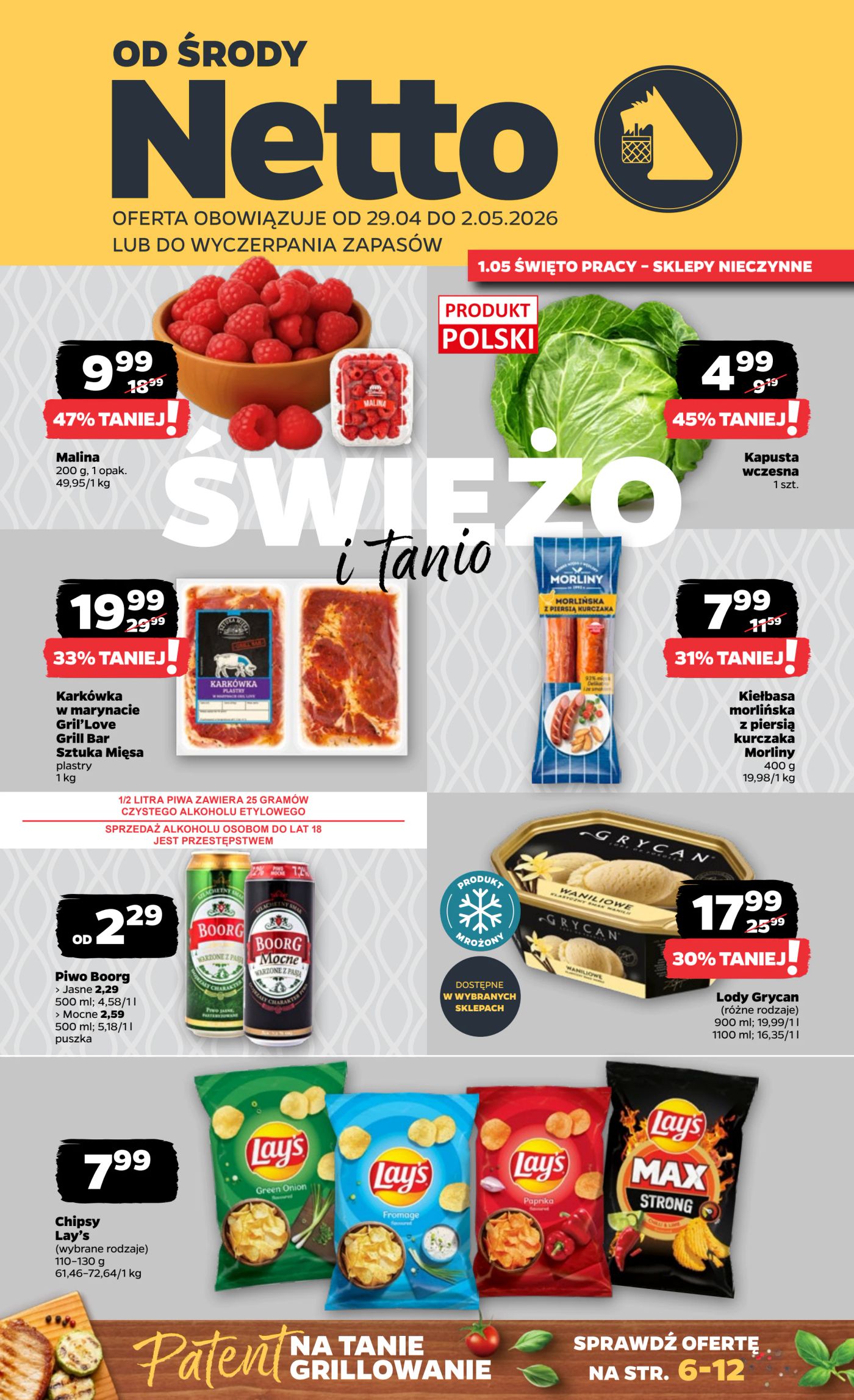 netto - Aktualna gazetka Netto - Food ważna od 29.04.2026 do 02.05.2026