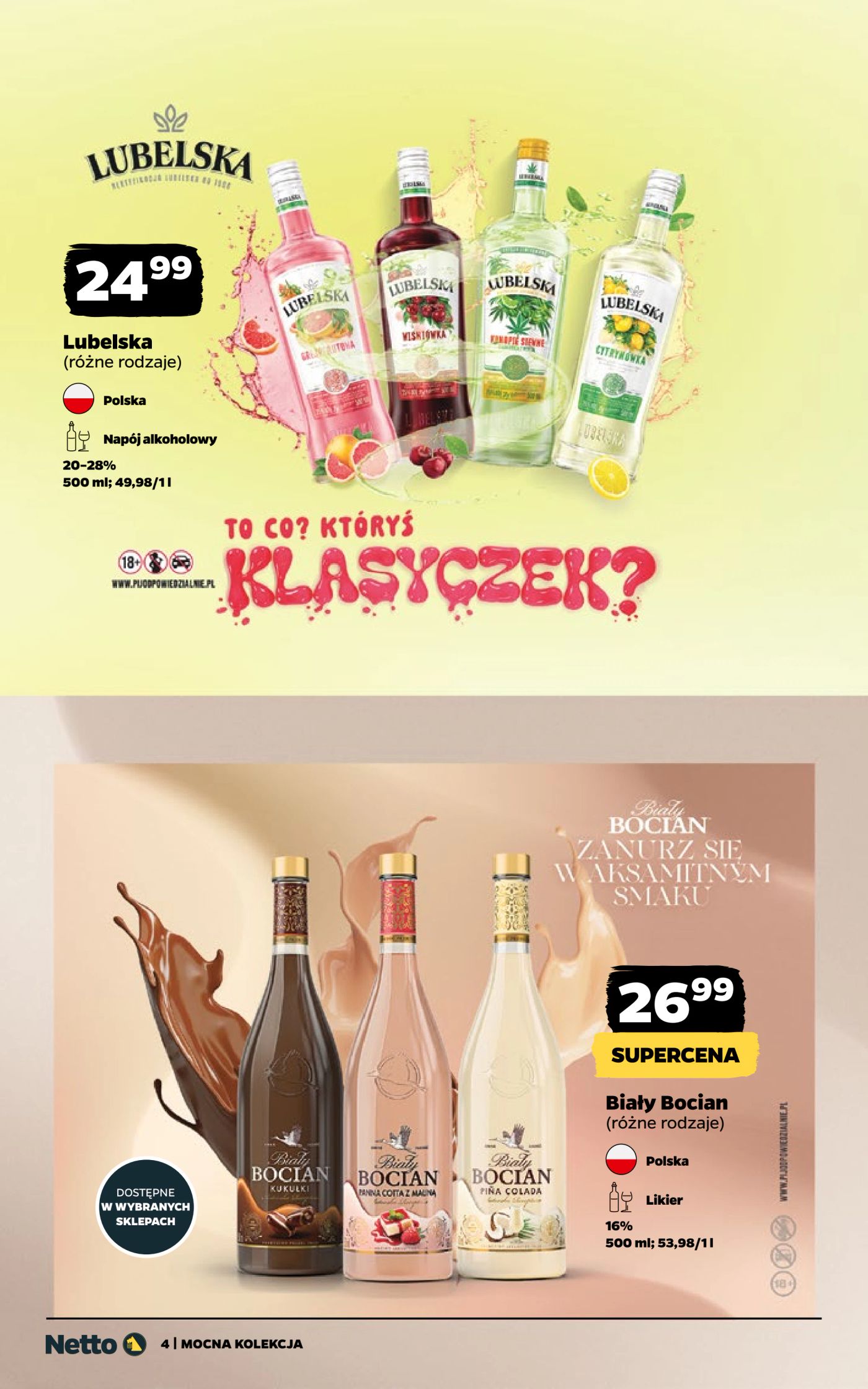 netto - Aktualna gazetka Netto - Mocne alkohole ważna od 27.04.2026 do 09.05.2026 - page: 4