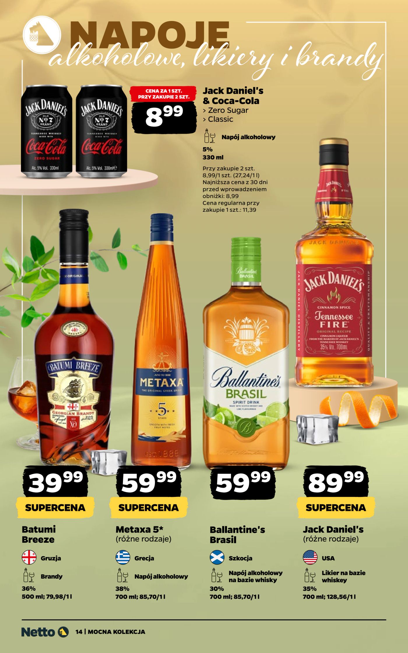 netto - Aktualna gazetka Netto - Mocne alkohole ważna od 27.04.2026 do 09.05.2026 - page: 14