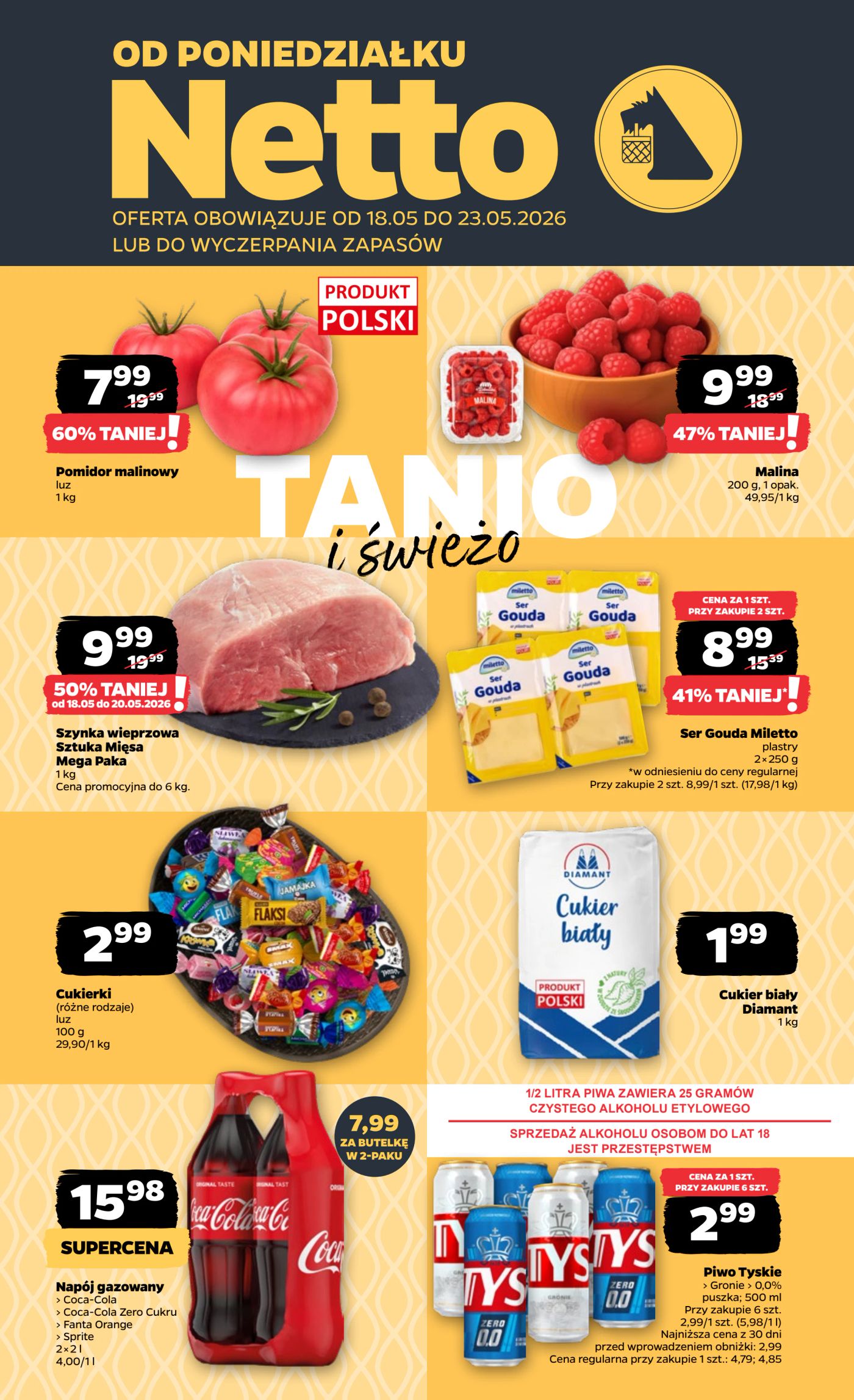 netto - Nowa gazetka Netto - Food ważna od 18.05.2026 do 23.05.2026