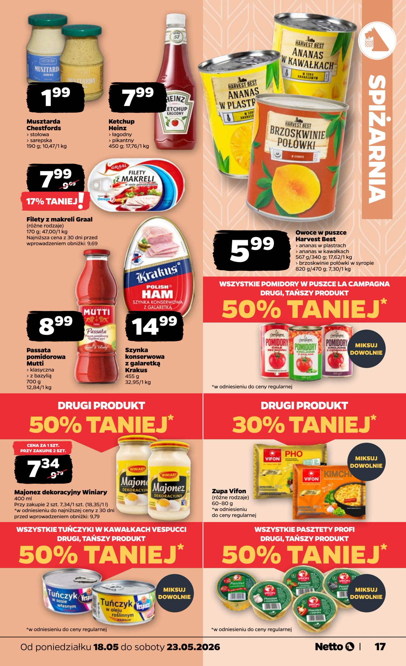 netto - Nowa gazetka Netto - Food ważna od 18.05.2026 do 23.05.2026 - page: 17