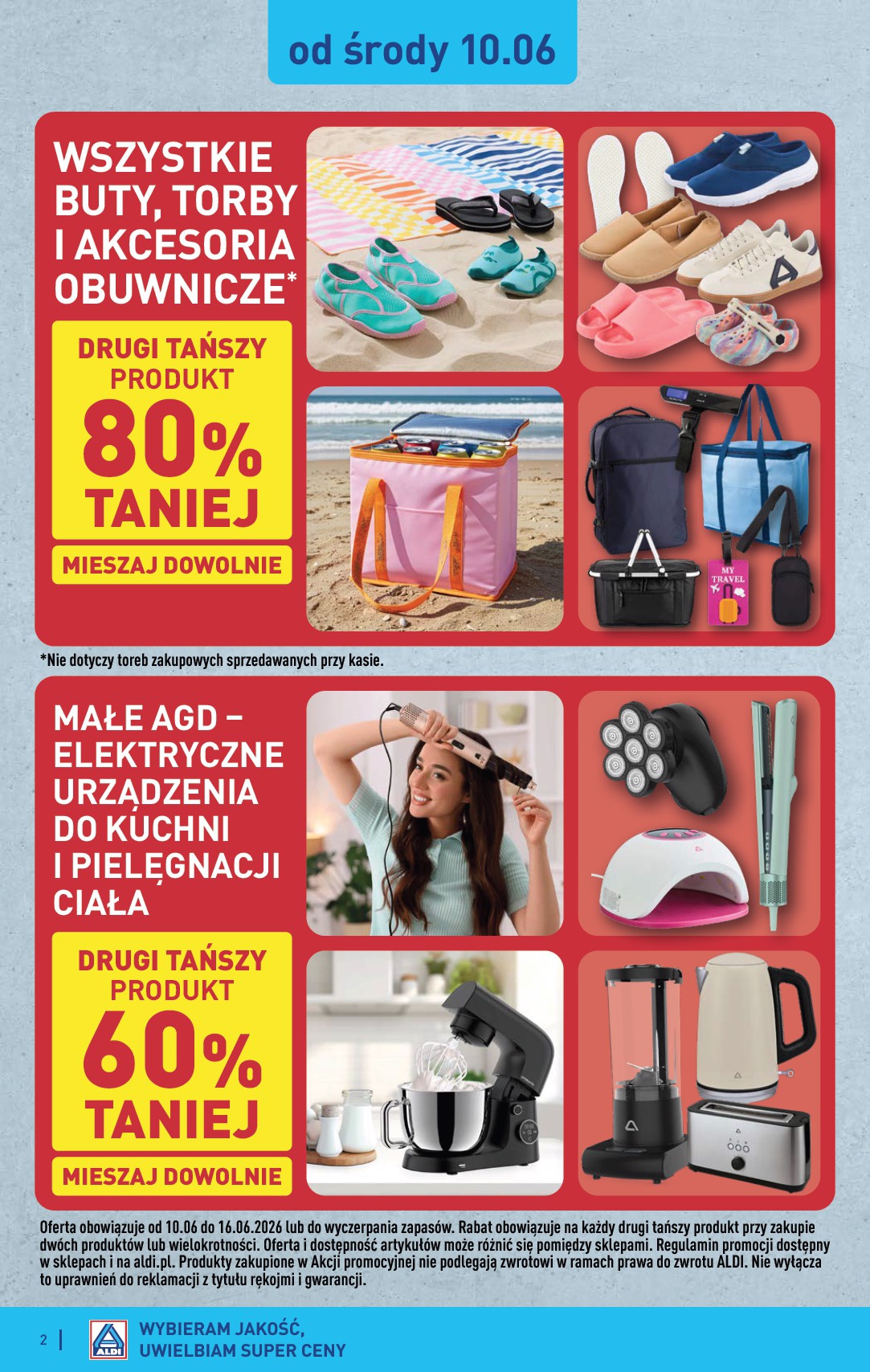 aldi - Nowa gazetka ALDI - Artykuły przemysłowe i tekstylia ważna od 10.06.2026 do 13.06.2026 - page: 2