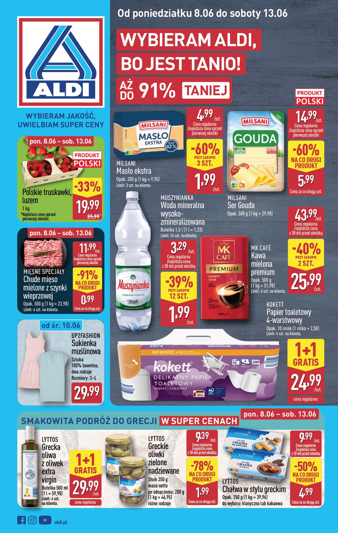 aldi - Aktualna gazetka ALDI ważna od 08.06.2026 do 13.06.2026 - page: 1