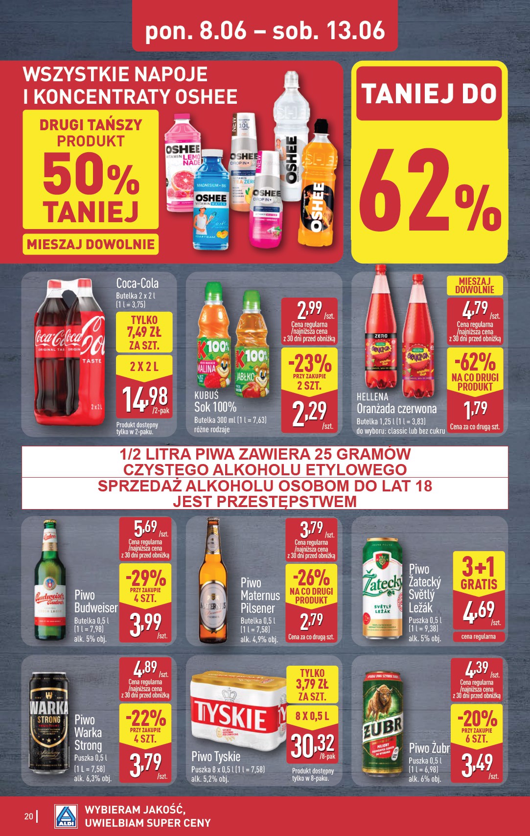 aldi - Aktualna gazetka ALDI ważna od 08.06.2026 do 13.06.2026 - page: 20