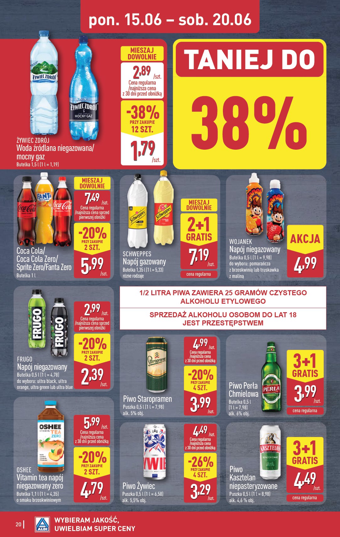 aldi - Nowa gazetka ALDI - Pełna oferta ważna od 15.06.2026 do 20.06.2026 - page: 20