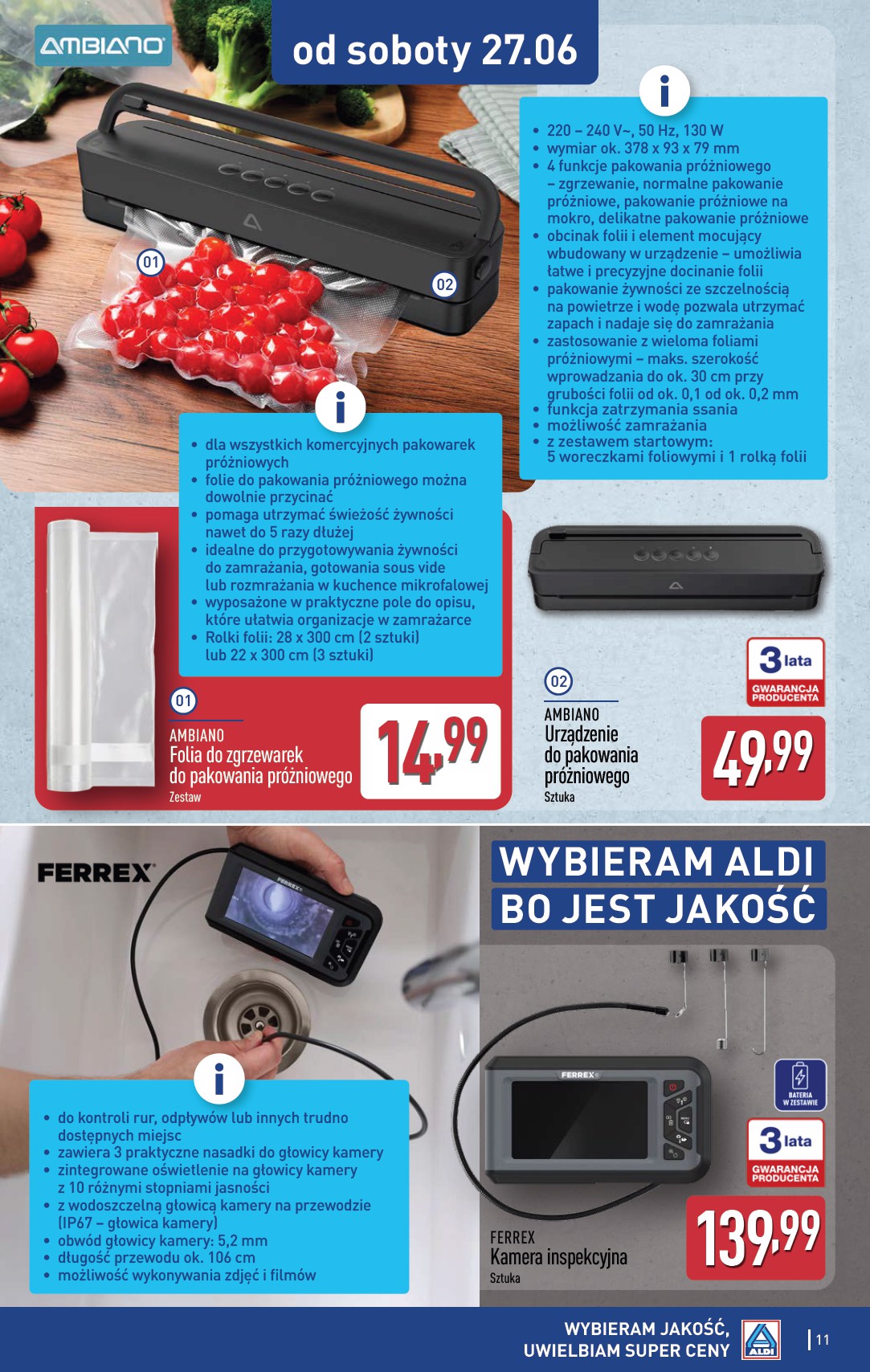 aldi - Nowa gazetka ALDI - Przygotuj się na kolejny tydzień ważna od 24.06.2026 do 30.06.2026 - page: 11