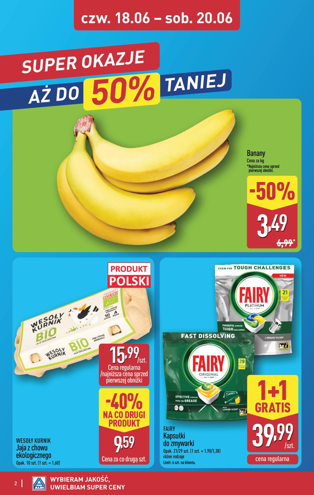 aldi - Aktualna gazetka ALDI - Oferta weekendowa ważna od 18.06.2026 do 20.06.2026 - page: 2