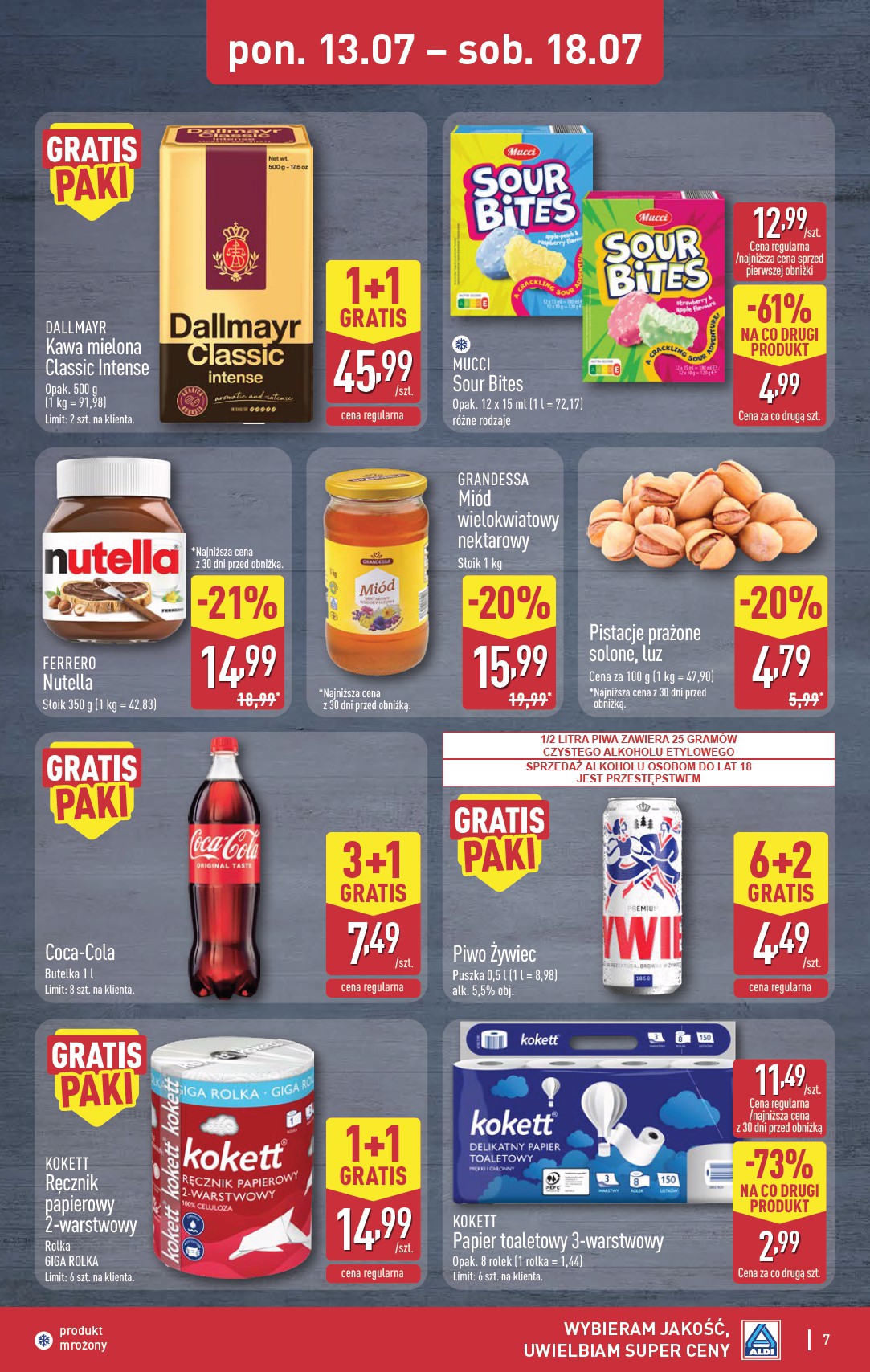aldi - Aktualna gazetka ALDI - Oferta weekendowa ważna od 16.07.2026 do 18.07.2026 - page: 7
