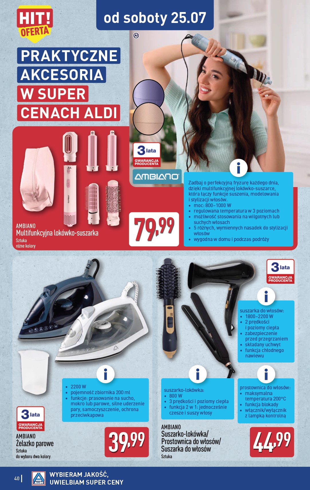 aldi - Nowa gazetka ALDI ważna od 20.07.2026 do 25.07.2026 - page: 40
