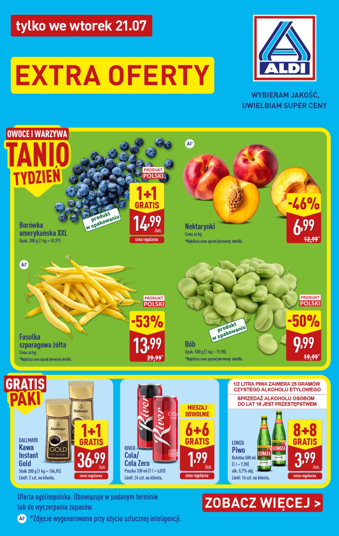 aldi - Aktualna gazetka ALDI - Ekstra oferta ważna od 21.07.2026 - 21.07.2026