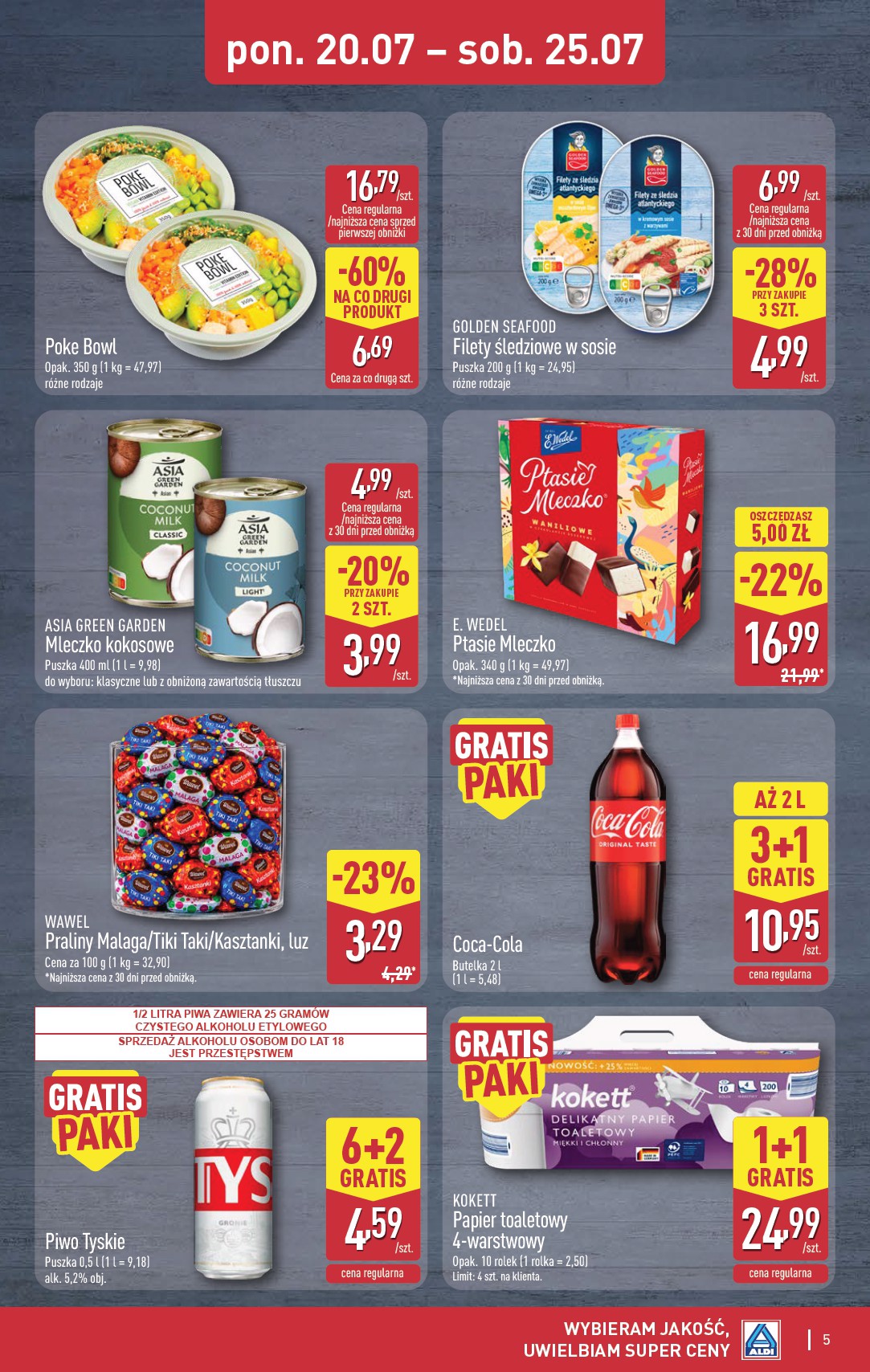 aldi - Aktualna gazetka ALDI - Oferta weekendowa ważna od 23.07.2026 do 25.07.2026 - page: 5