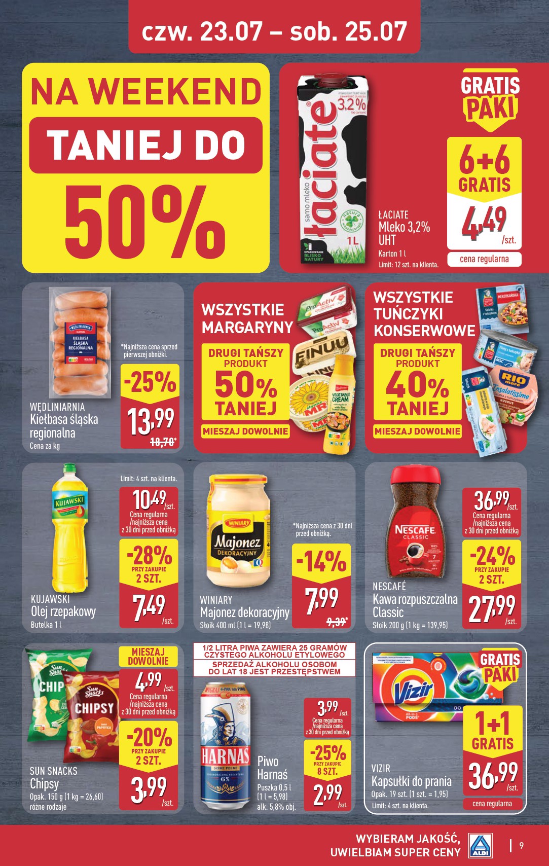 aldi - Aktualna gazetka ALDI - Oferta weekendowa ważna od 23.07.2026 do 25.07.2026 - page: 9