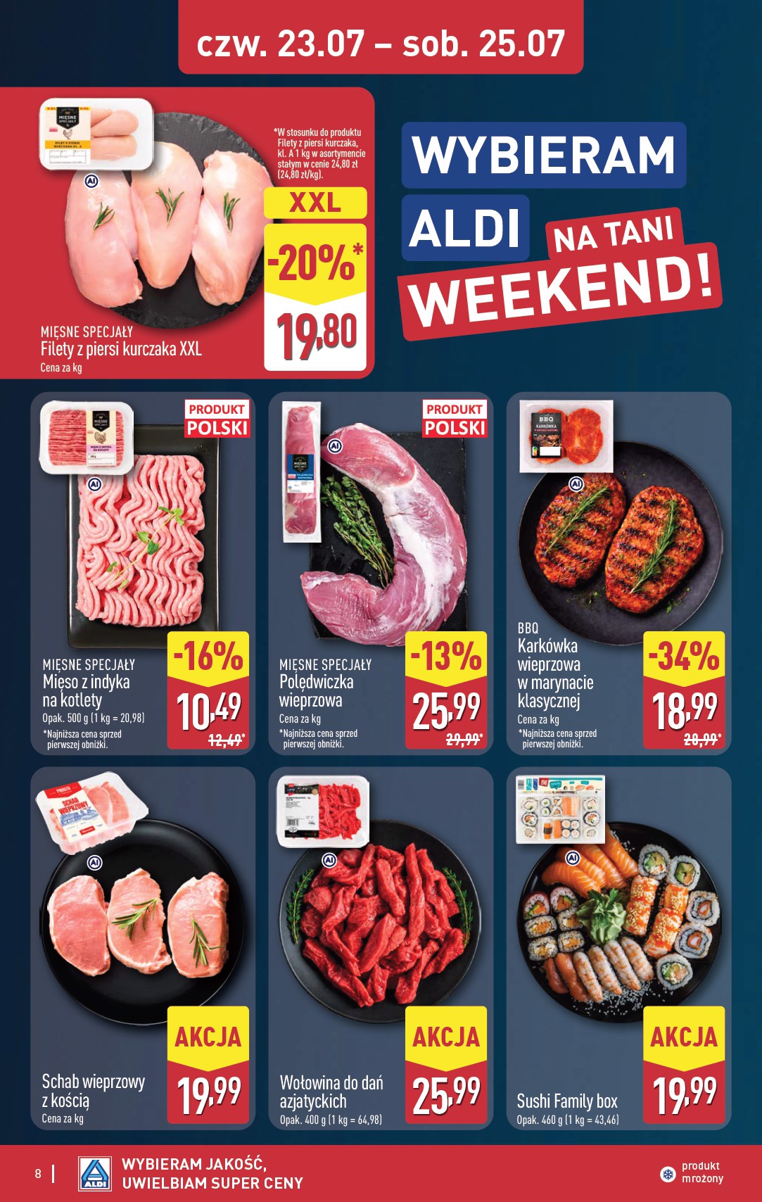 aldi - Aktualna gazetka ALDI - Oferta weekendowa ważna od 23.07.2026 do 25.07.2026 - page: 8