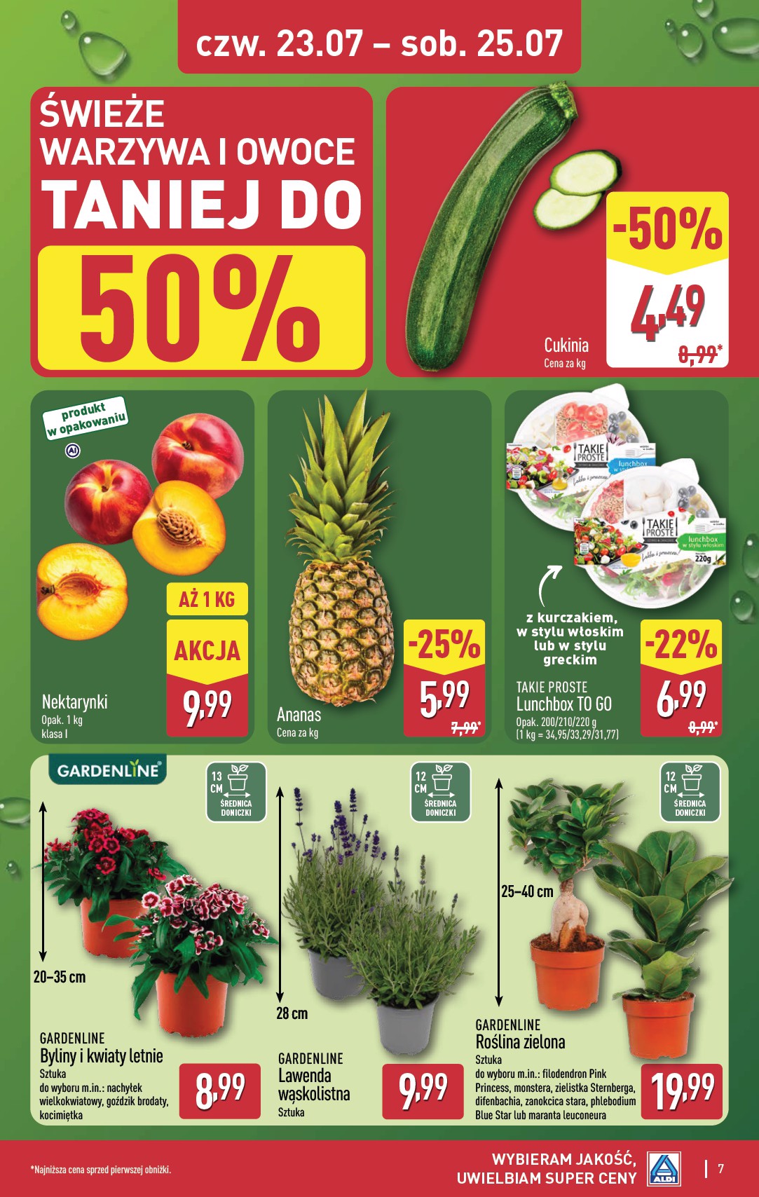 aldi - Aktualna gazetka ALDI - Oferta weekendowa ważna od 23.07.2026 do 25.07.2026 - page: 7