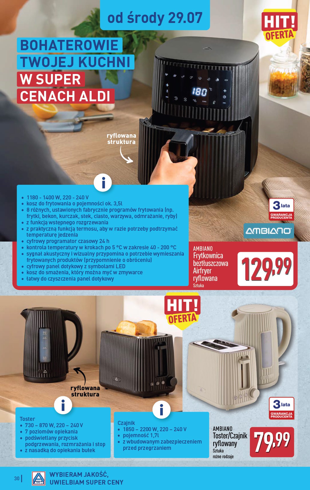 aldi - Nowa gazetka ALDI ważna od 27.07.2026 do 01.08.2026 - page: 30