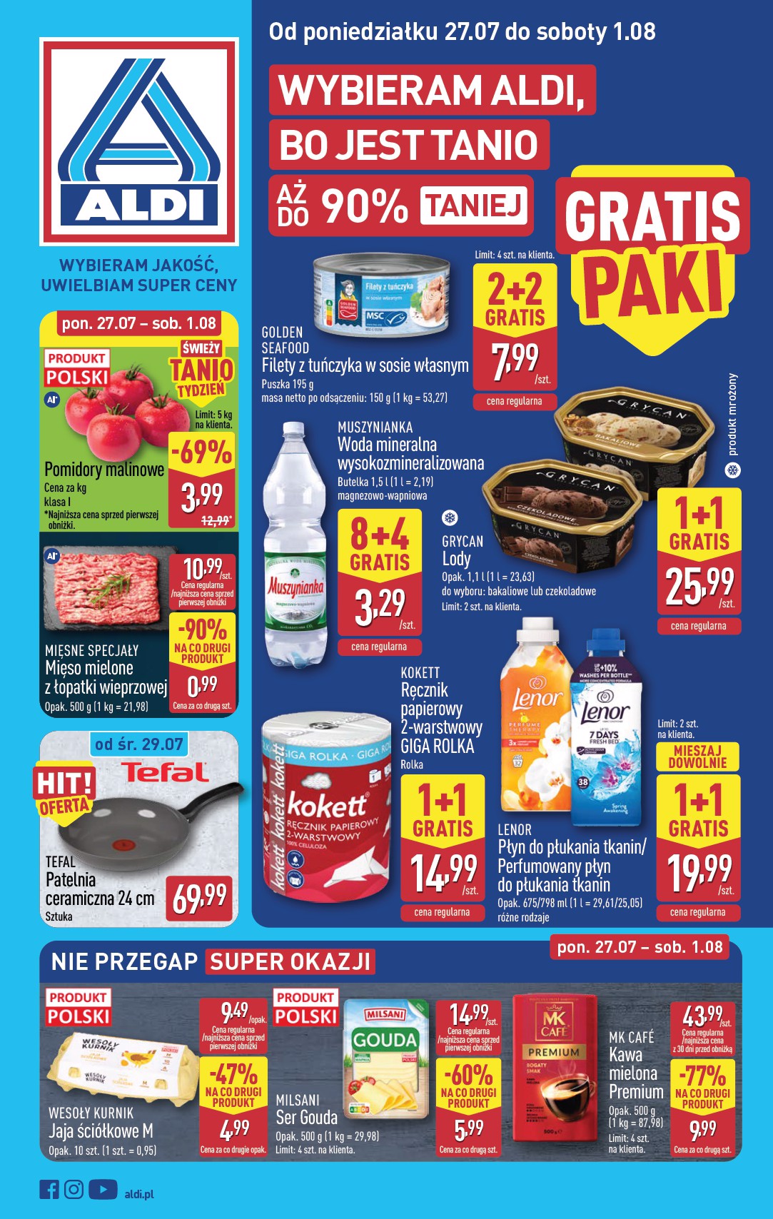 aldi - Nowa gazetka ALDI ważna od 27.07.2026 do 01.08.2026