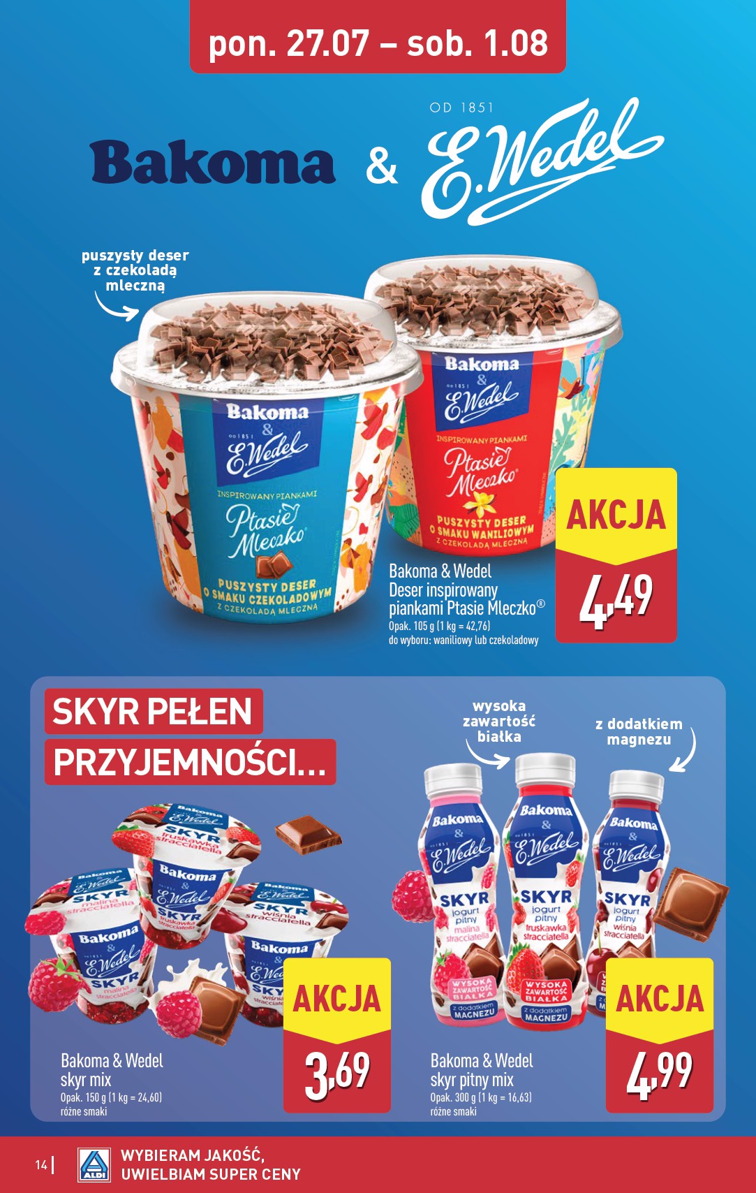 aldi - Nowa gazetka ALDI ważna od 27.07.2026 do 01.08.2026 - page: 14
