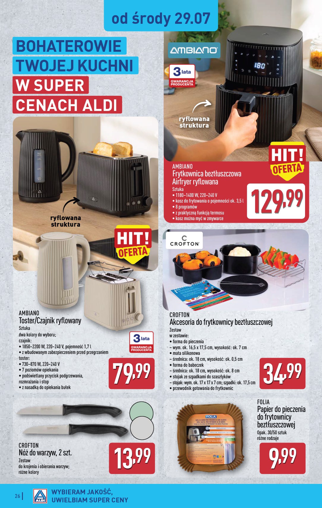 aldi - Nowa gazetka ALDI ważna od 27.07.2026 do 01.08.2026 - page: 26