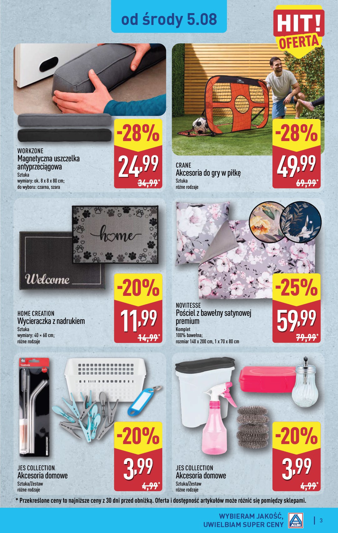 aldi - Nowa gazetka ALDI - Artykuły przemysłowe i tekstylia ważna od 05.08.2026 do 08.08.2026 - page: 3