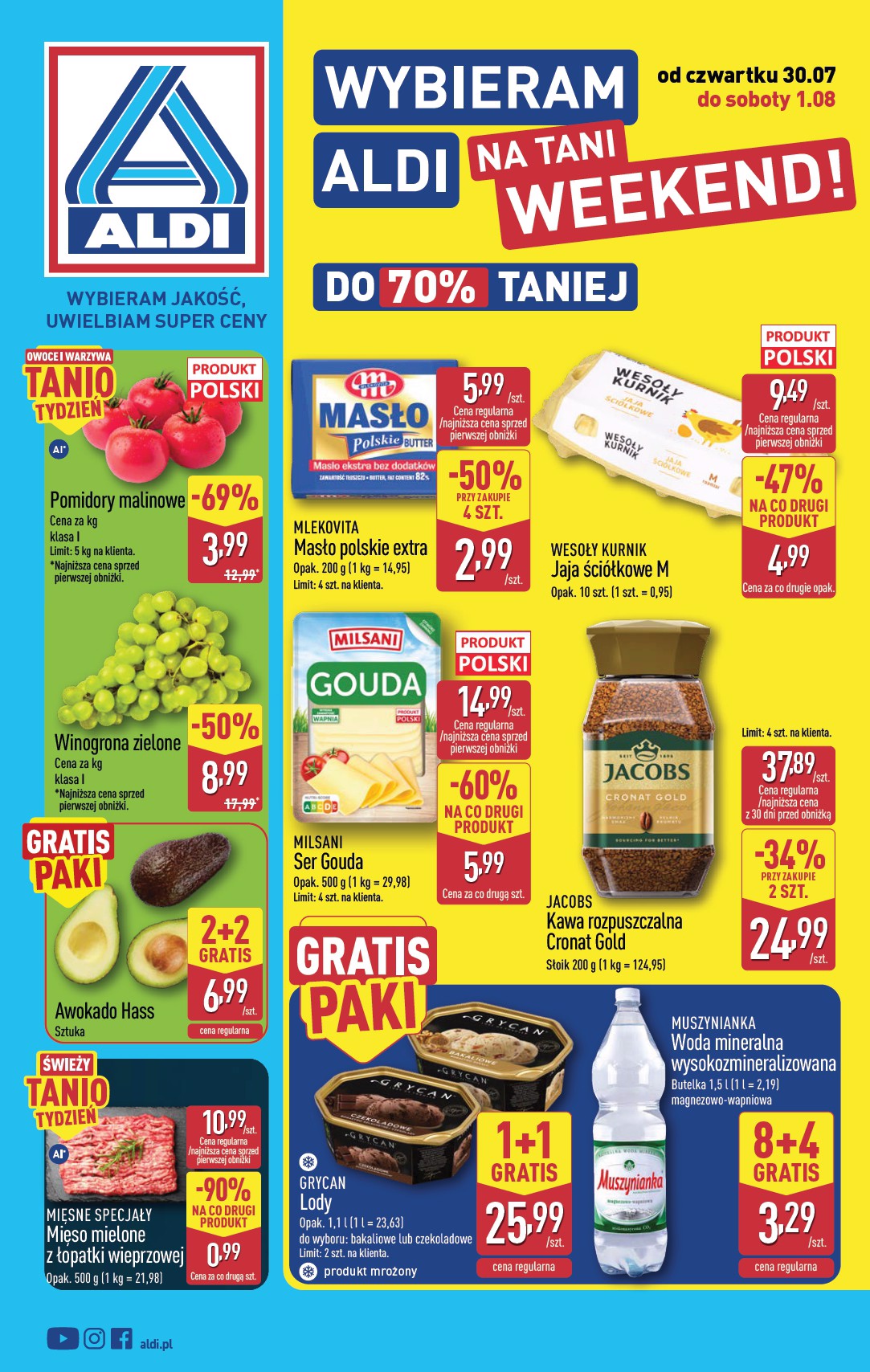 aldi - Nowa gazetka ALDI - Oferta weekendowa ważna od 30.07.2026 do 01.08.2026