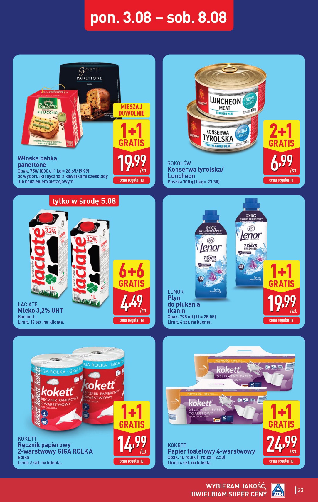 aldi - Nowa gazetka ALDI ważna od 03.08.2026 do 08.08.2026 - page: 23