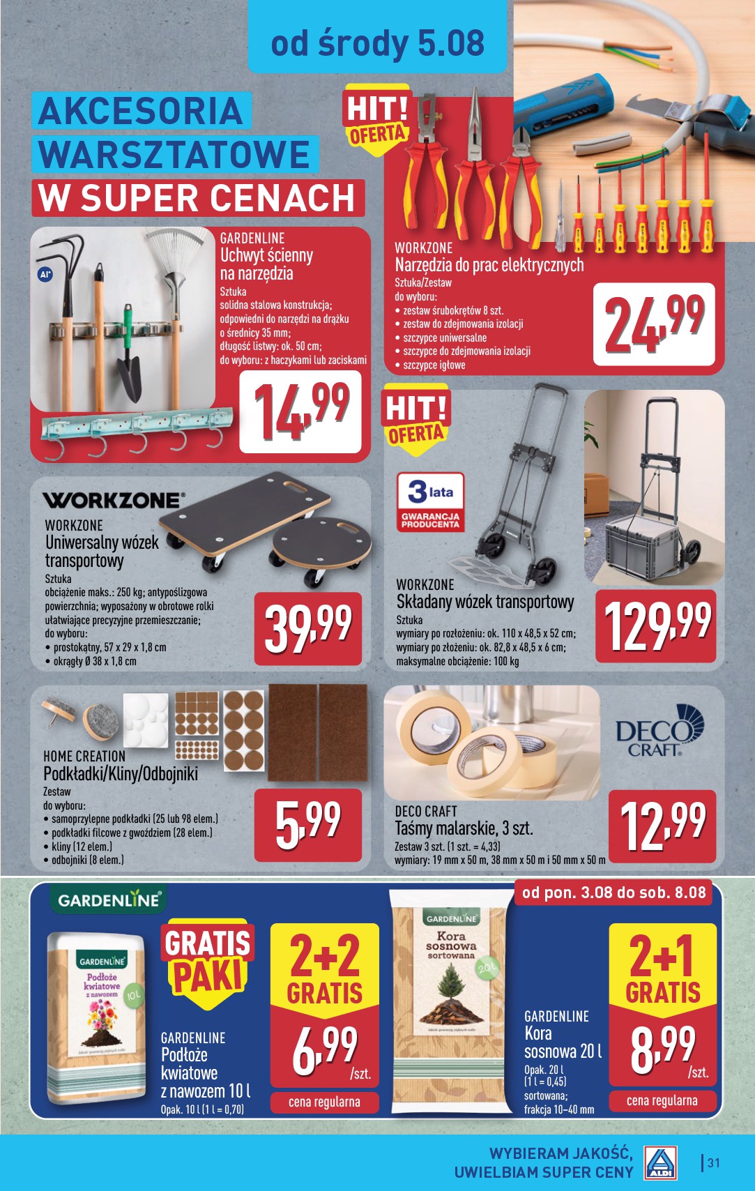 aldi - Nowa gazetka ALDI ważna od 03.08.2026 do 08.08.2026 - page: 31