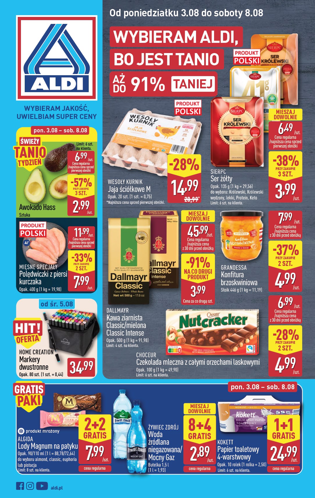 aldi - Nowa gazetka ALDI ważna od 03.08.2026 do 08.08.2026